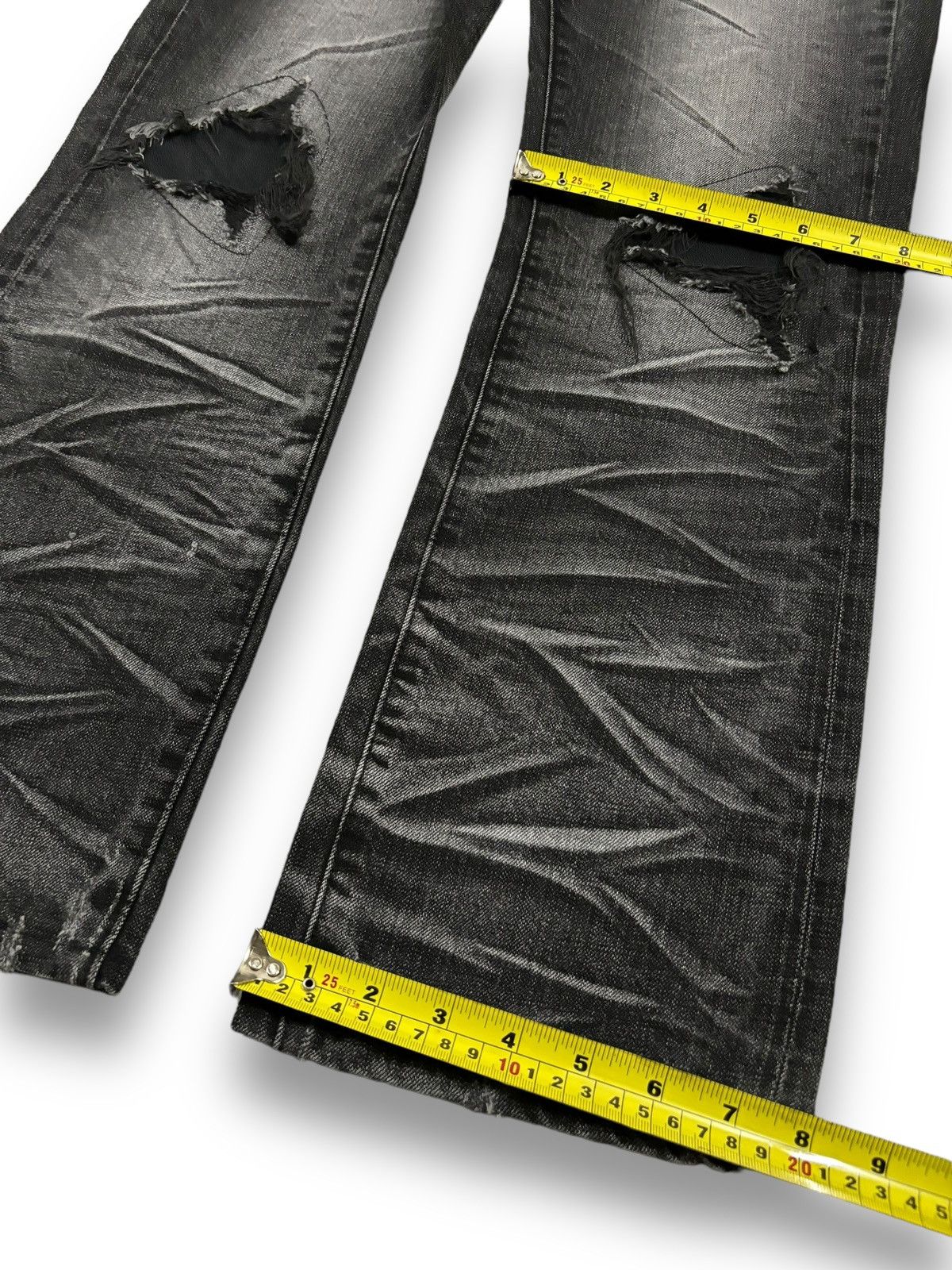If Six Was Nine Vintage Japanese Brand Whiskers Faded Loose Distressed Jeans Size US 32 / EU 48 - 18 Thumbnail
