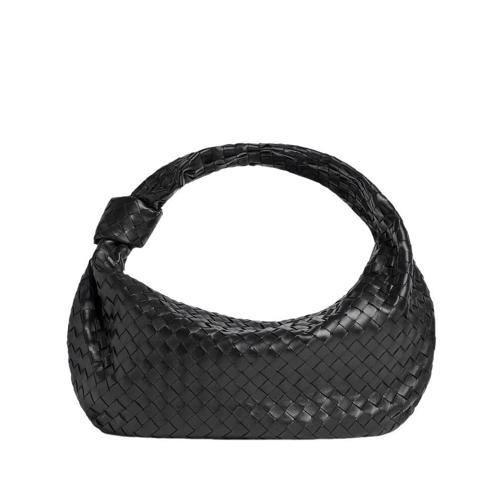 Bottega Veneta BOTTEGA VENETA Jodie Medium $5000 Black Leather Shoulder Bag Size ONE SIZE - 1 Thumbnail