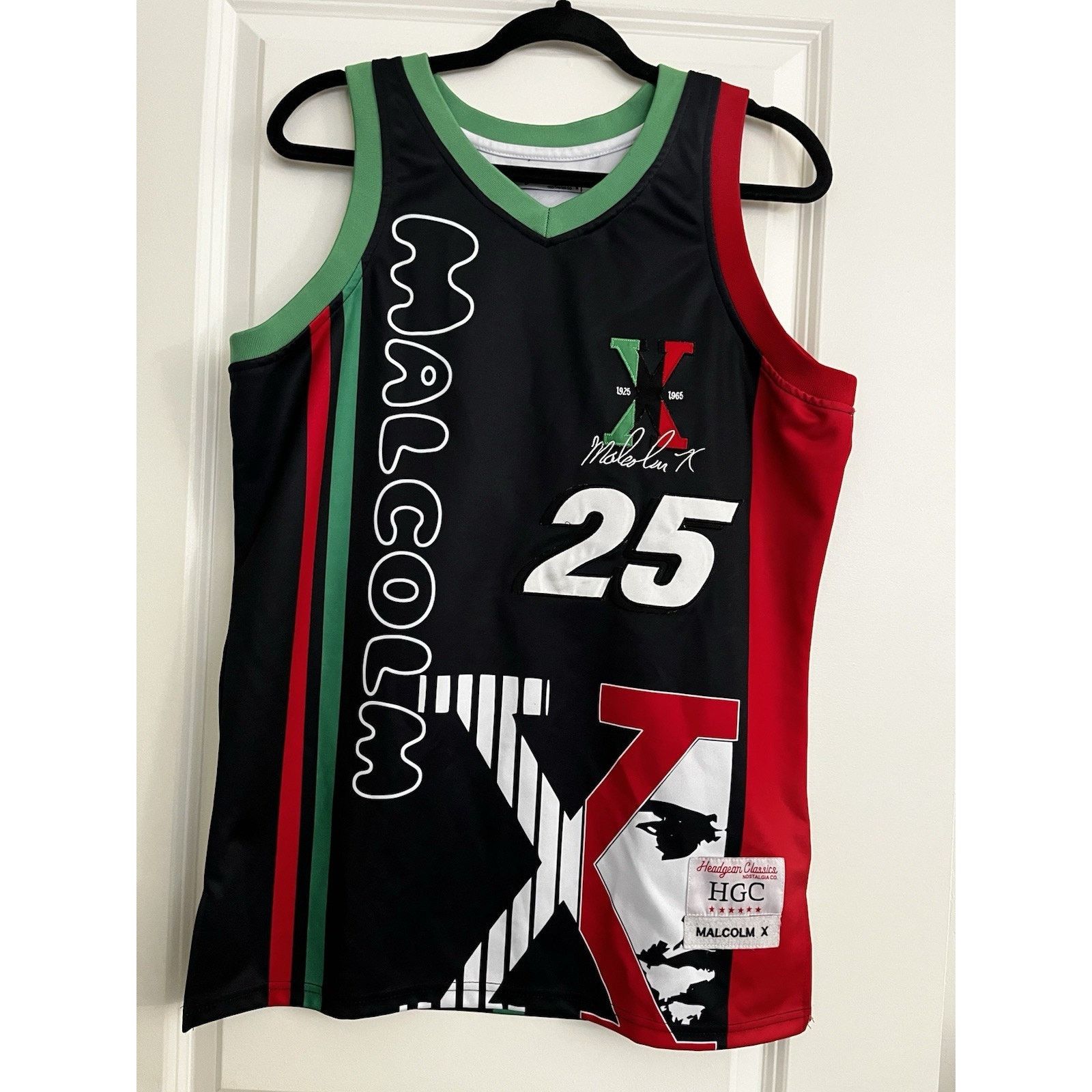 Other Malcolm X #25 Jersey Medium Headgear Classics HGC Streetwear Size US M / EU 48-50 / 2 - 1 Thumbnail