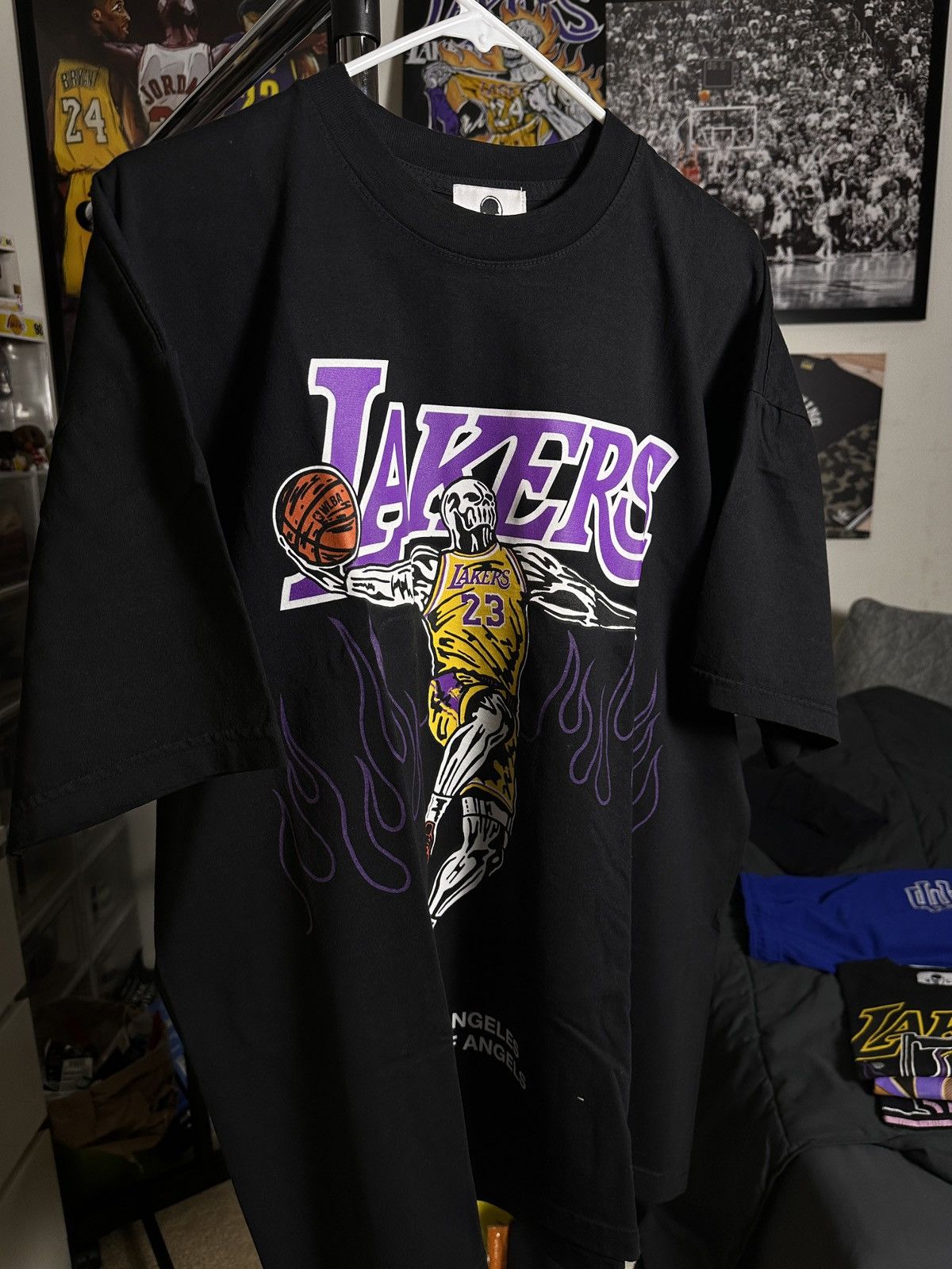 Warren Lotas Warren Lotas Lakers Tee🔥 Size US XL / EU 56 / 4 - 4 Thumbnail