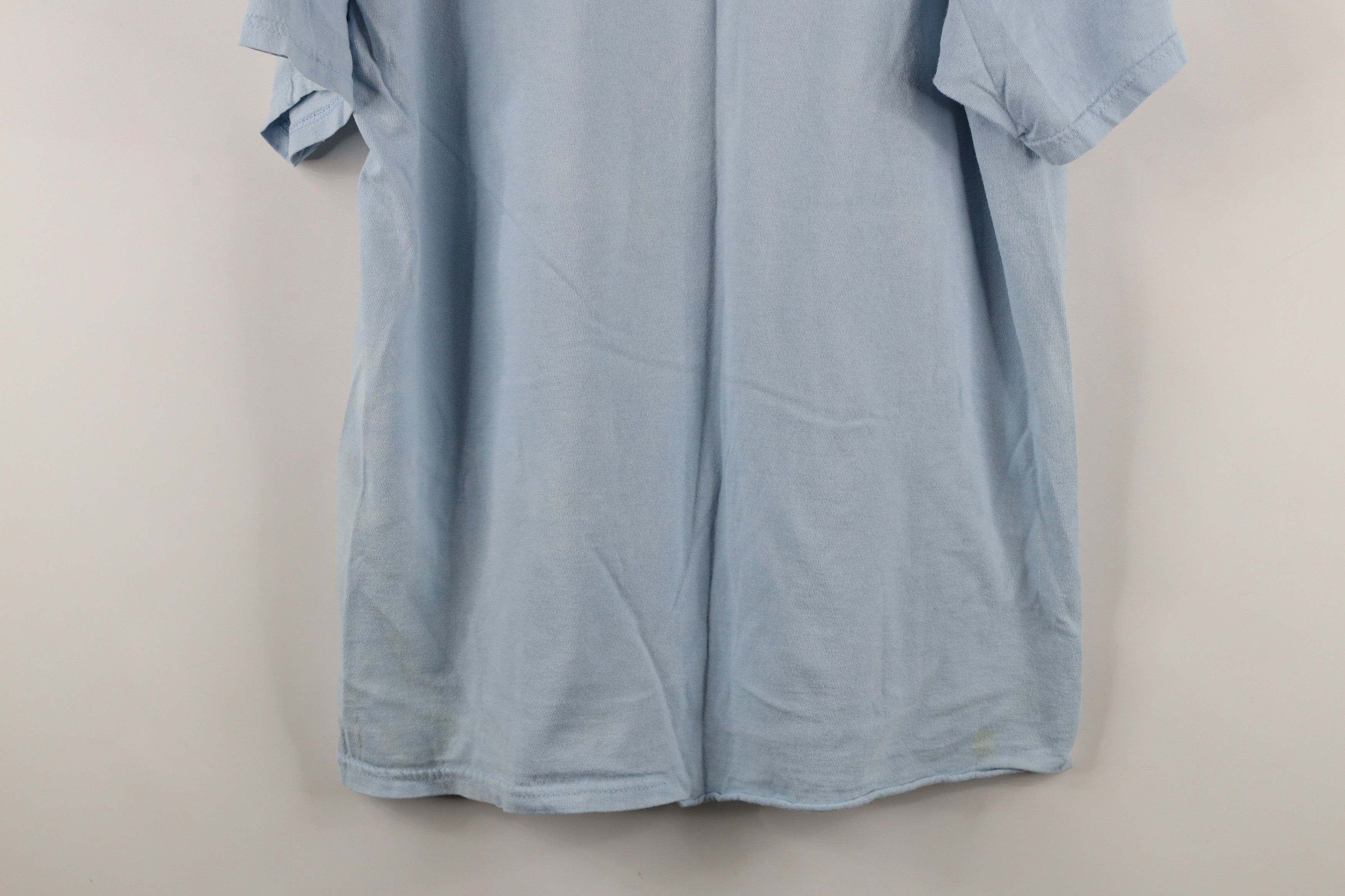 Vintage Vintage 90s Streetwear Flower Cat Kitten T-Shirt Blue Size L / US 10 / IT 46 - 12 Thumbnail