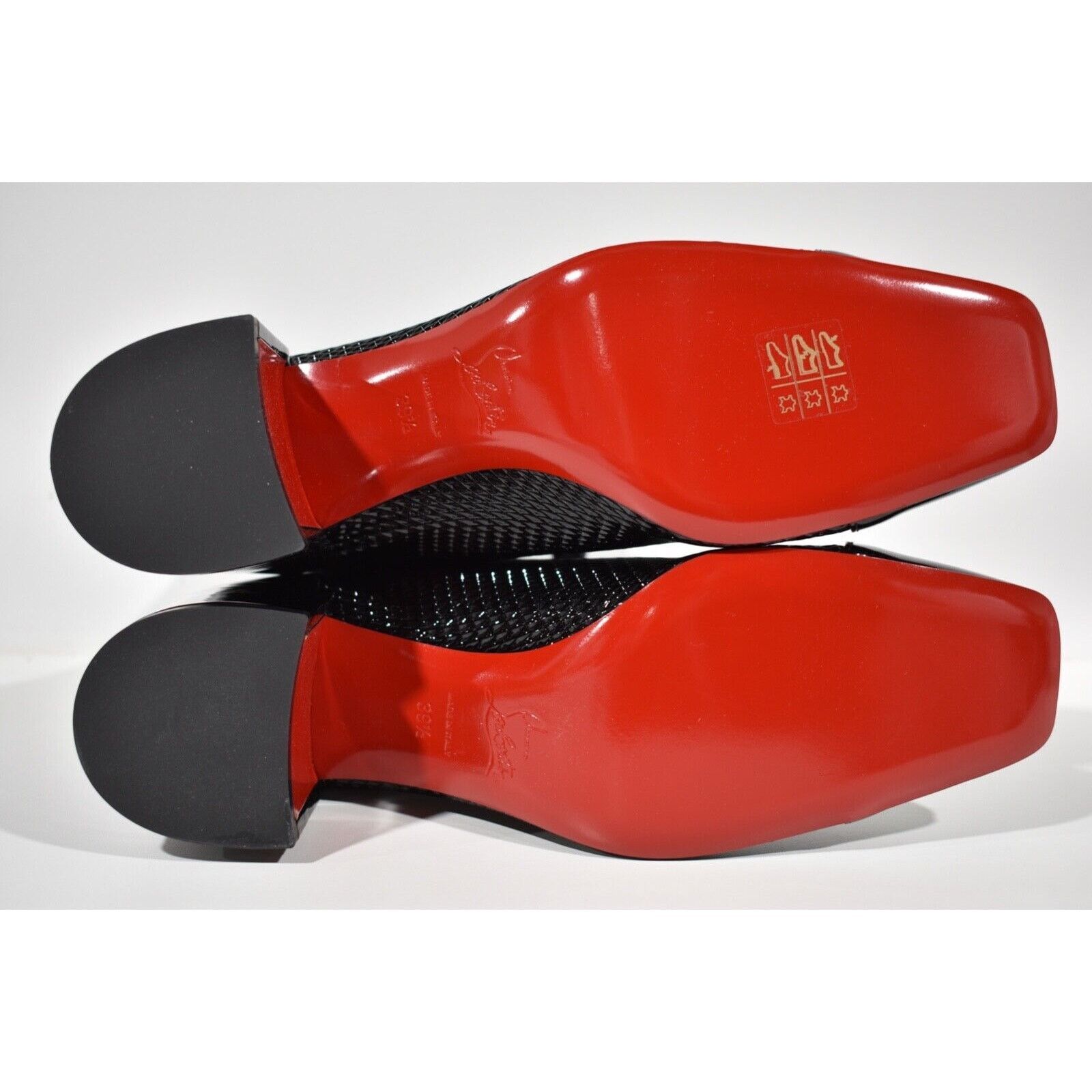 Christian Louboutin Christian Louboutin Kimi 55 Black Patent Leather Block Heel Size US 7.5 / IT 37.5 - 12 Thumbnail