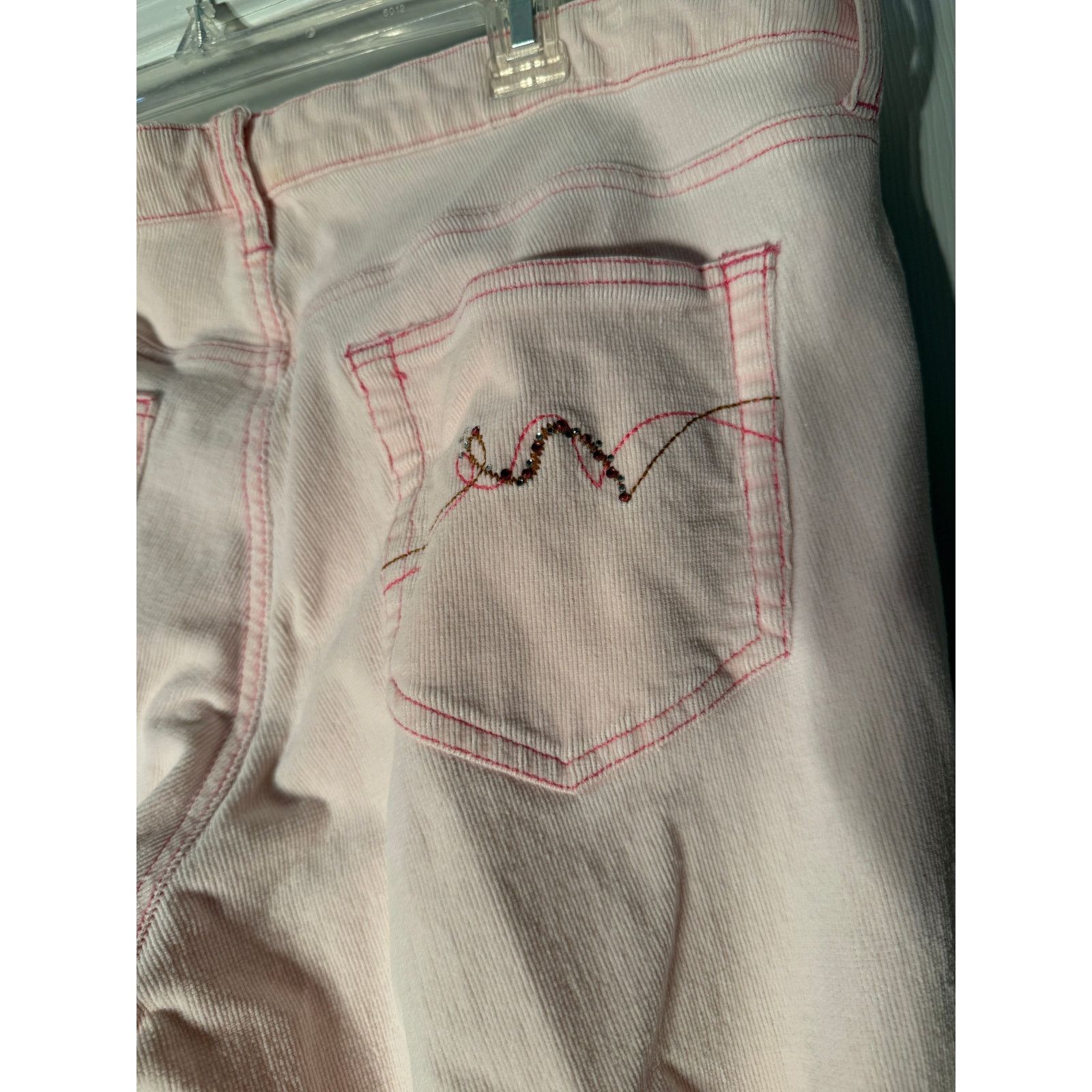 L.E.I. L.E.I Pink Corduroy Women's Size 16 Straight Leg Pants Y2K Size 38" / US 16 / IT 52 - 5 Thumbnail
