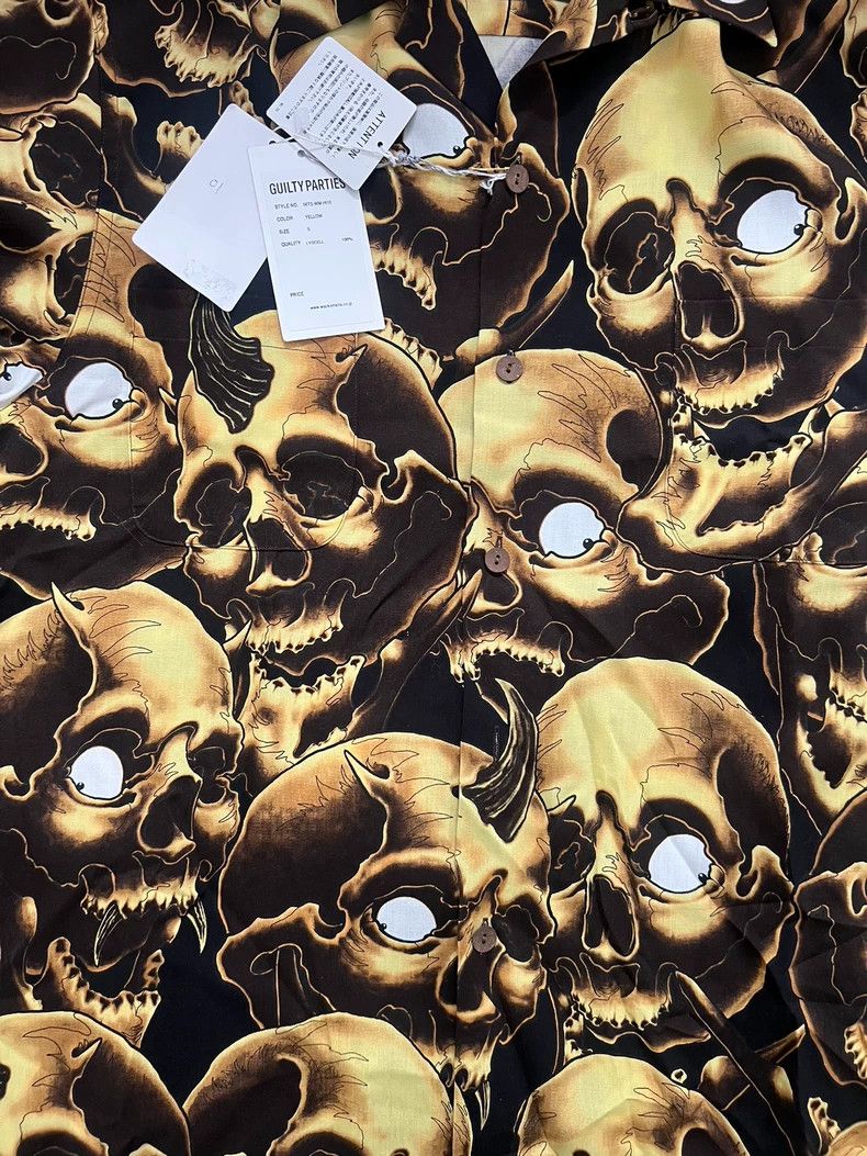 Wacko Maria wacko maria Skull shirt 2503-Nextarrow Size US M / EU 48-50 / 2 - 9 Thumbnail