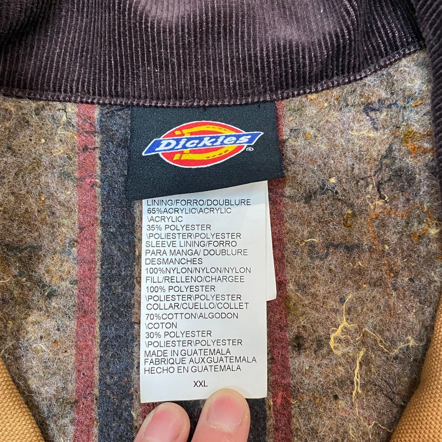 Dickies Dickies Duck Blanket Lined Detroit Style Jacket Mens 2XL Y2K Size US XXL / EU 58 / 5 - 4 Thumbnail