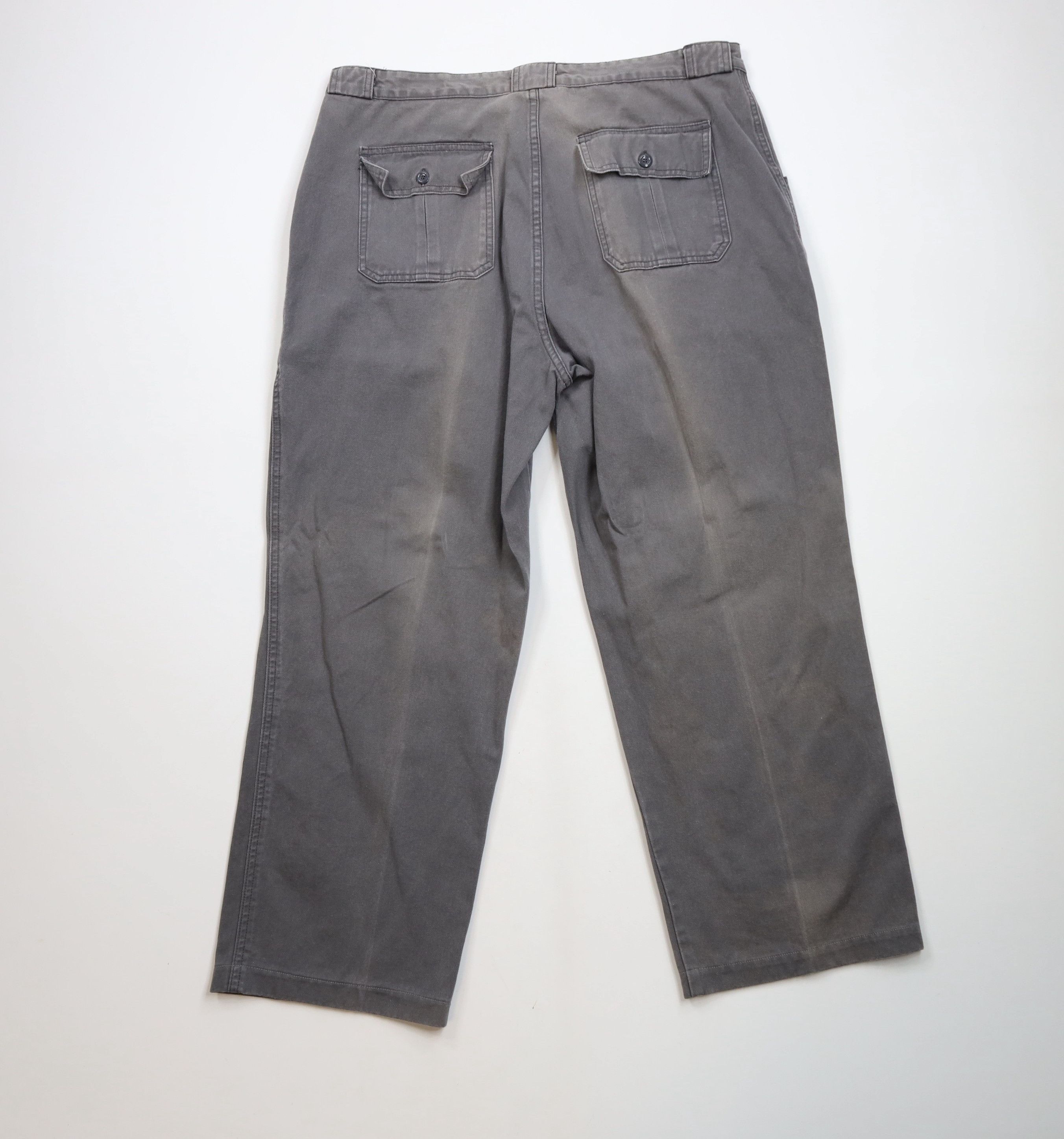 Vintage Vintage 90s Streetwear Baggy Wide Leg Cargo Pants Gray Size US 40 / EU 56 - 12 Thumbnail