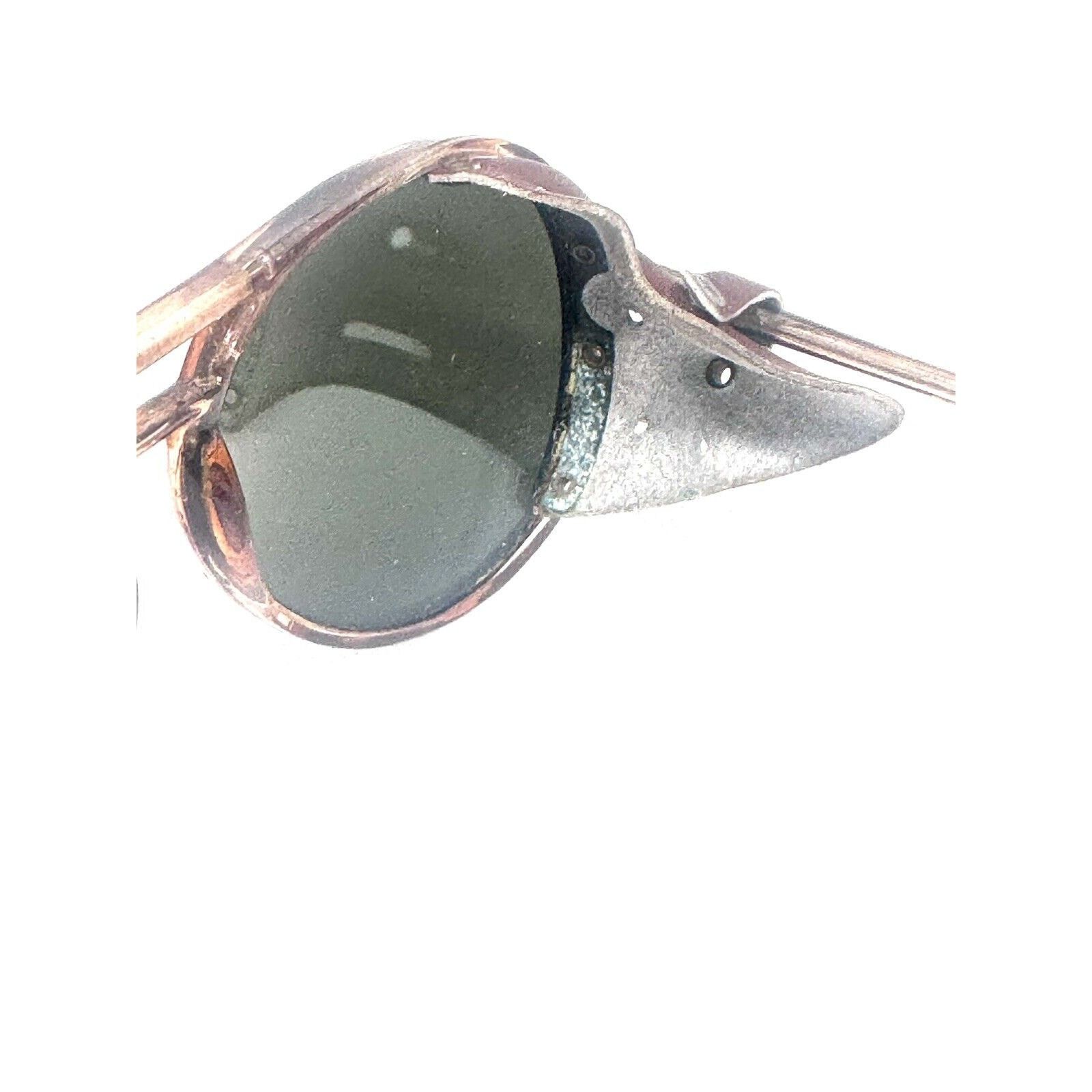 Other VINTAGE! I SKI SUNGLASSES JAPAN MIRRORED WITH LEATHER SHELDS Size ONE SIZE - 10 Thumbnail