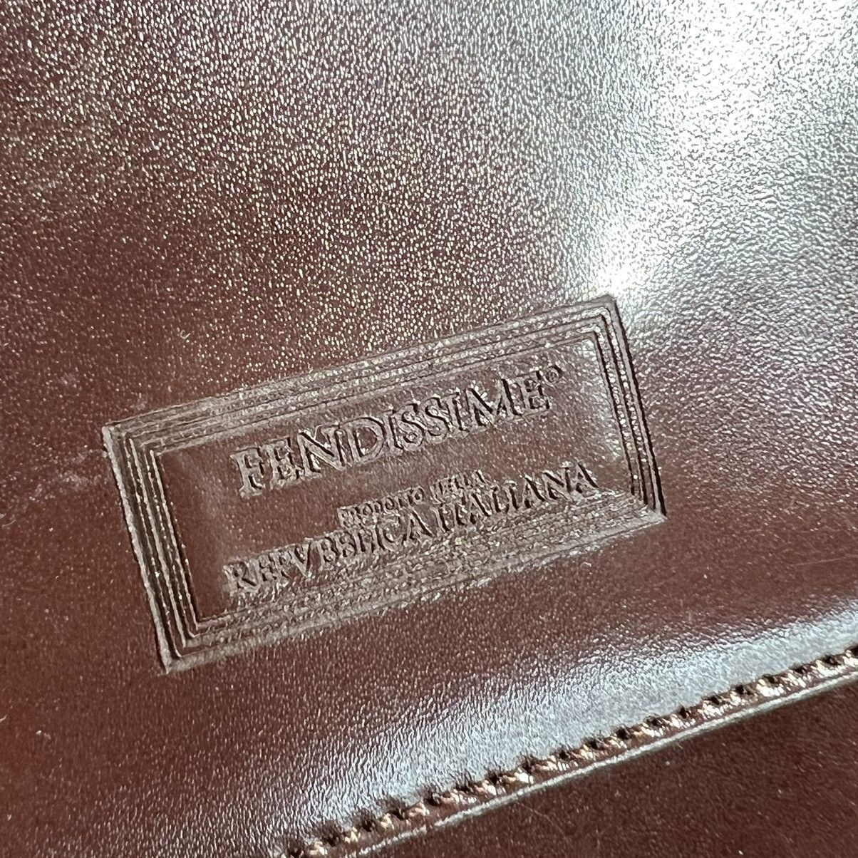 Fendi Vintage Fendi Brown Small Luxury Rare Crossbody Leather Bag Size ONE SIZE - 4 Thumbnail