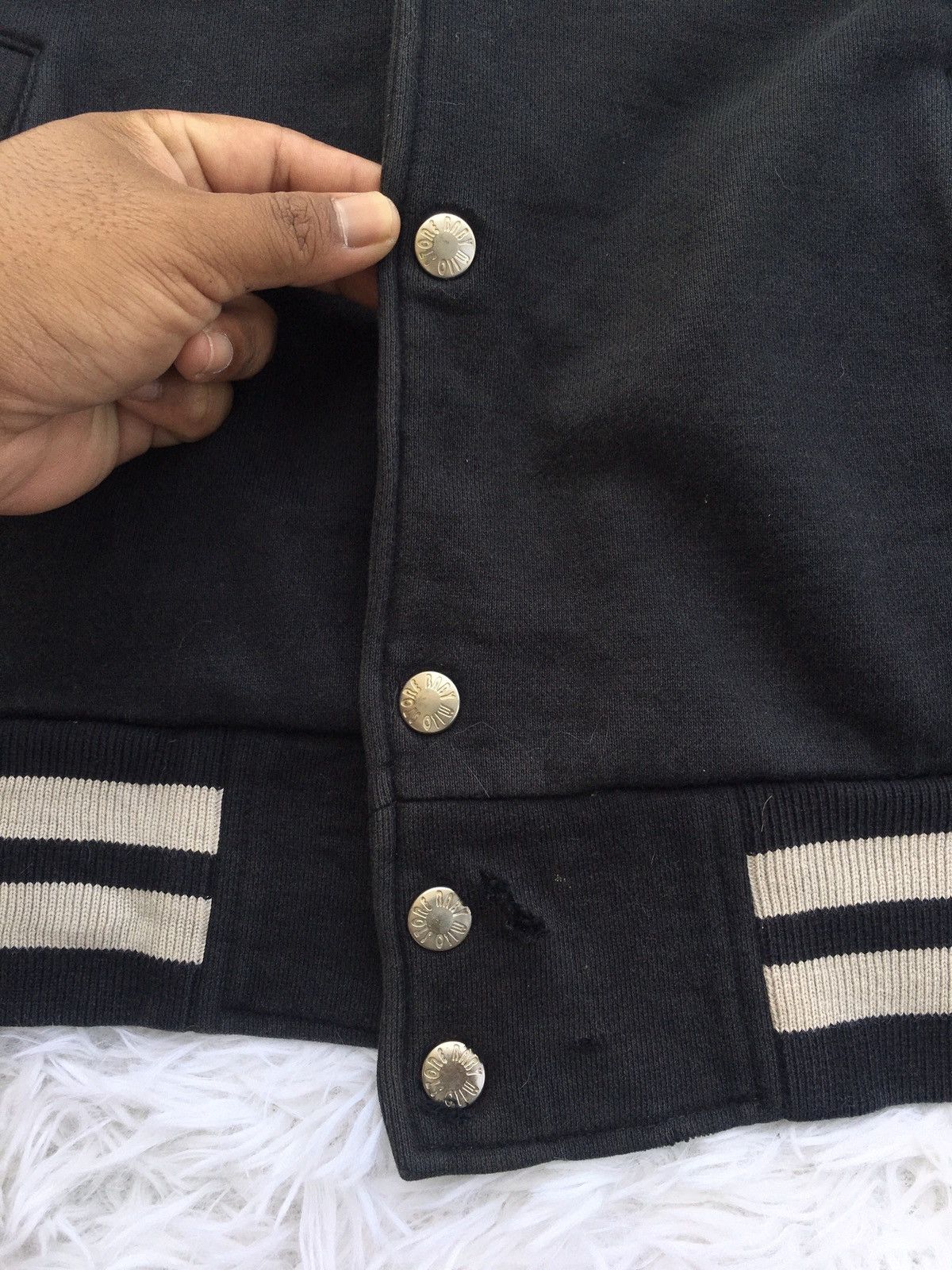 Bape × Kaws Bape x Kaws Baby Milo Varsity Jacket Size US S / EU 44-46 / 1 - 20 Thumbnail