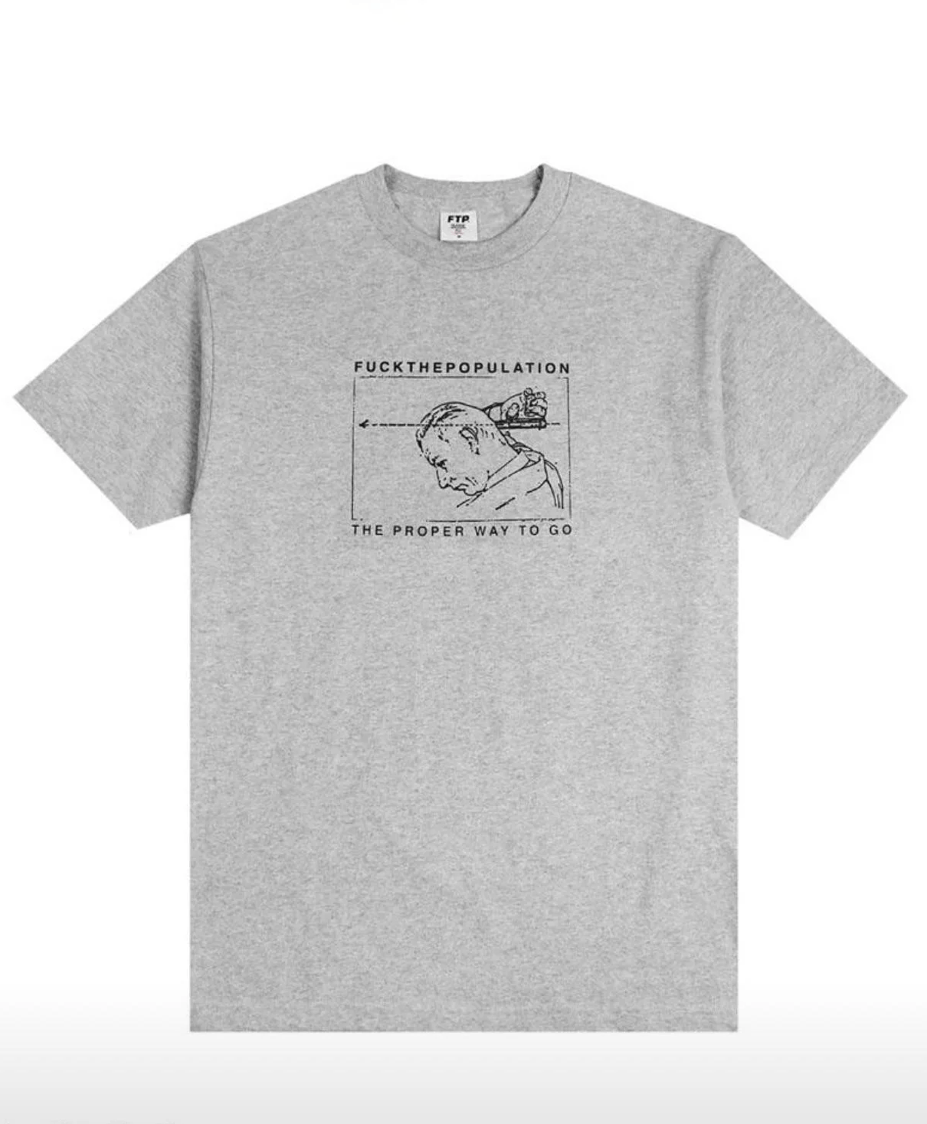 Fuck The Population Last Resort Tee Size US XXL / EU 58 / 5 - 1 Thumbnail