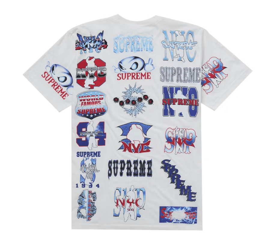 Supreme Supreme Flash Tee White Size M Size US M / EU 48-50 / 2 - 2 Thumbnail