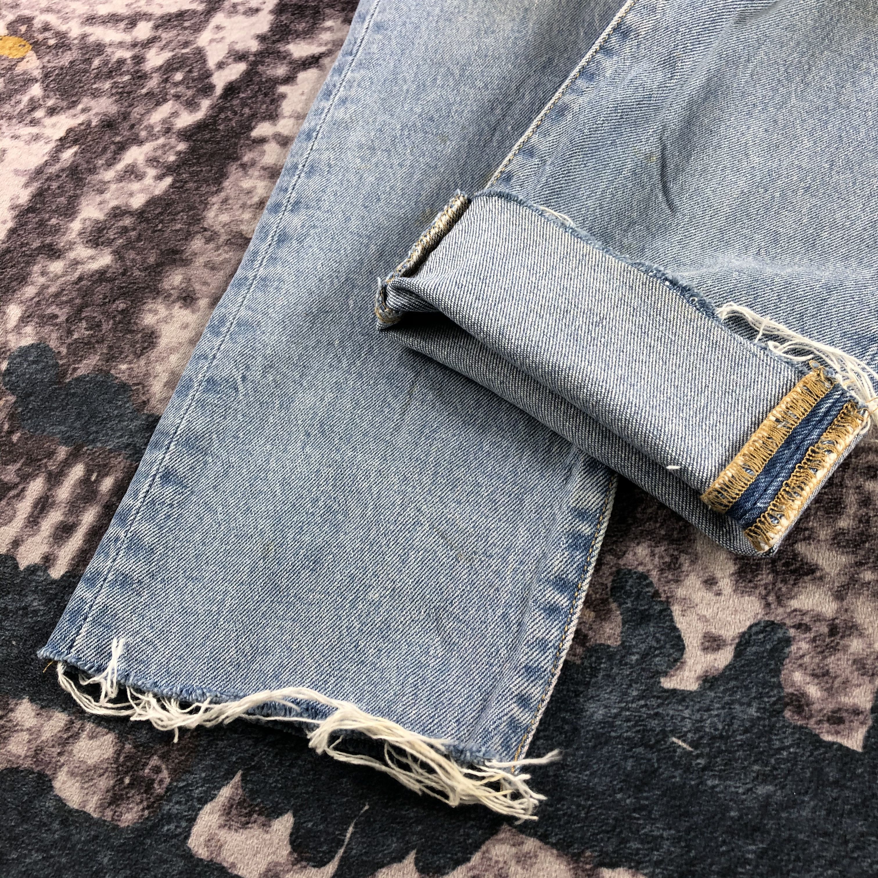 Levi's Vintage Blue Wash Levis 501 Jeans-JM3033 Size US 31 - 7 Thumbnail