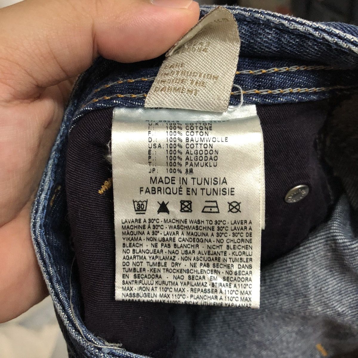 Diesel DLL Diesel Larkee Blue Distressed Denim Pants #C082 Size US 30 / EU 46 - 21 Thumbnail
