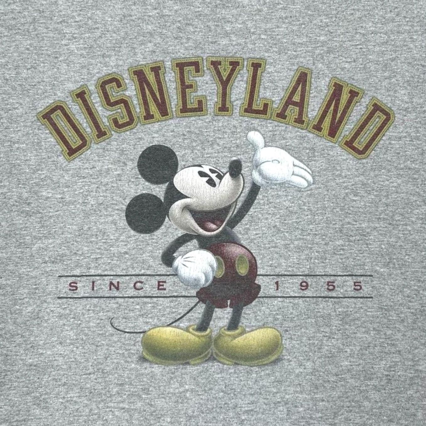 Disney VINTAGE Disney Mickey Mouse Classic Souvenir Graphic Grey T-Shirt XL Men Mens Shirt XS Size US XL / EU 56 / 4 - 3 Thumbnail