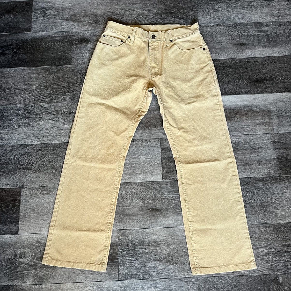 Filson × Levi's Levi’s Filson Tin Cloth 505 Straight Beige Pants Made in USA Size US 32 / EU 48 - 2 Thumbnail
