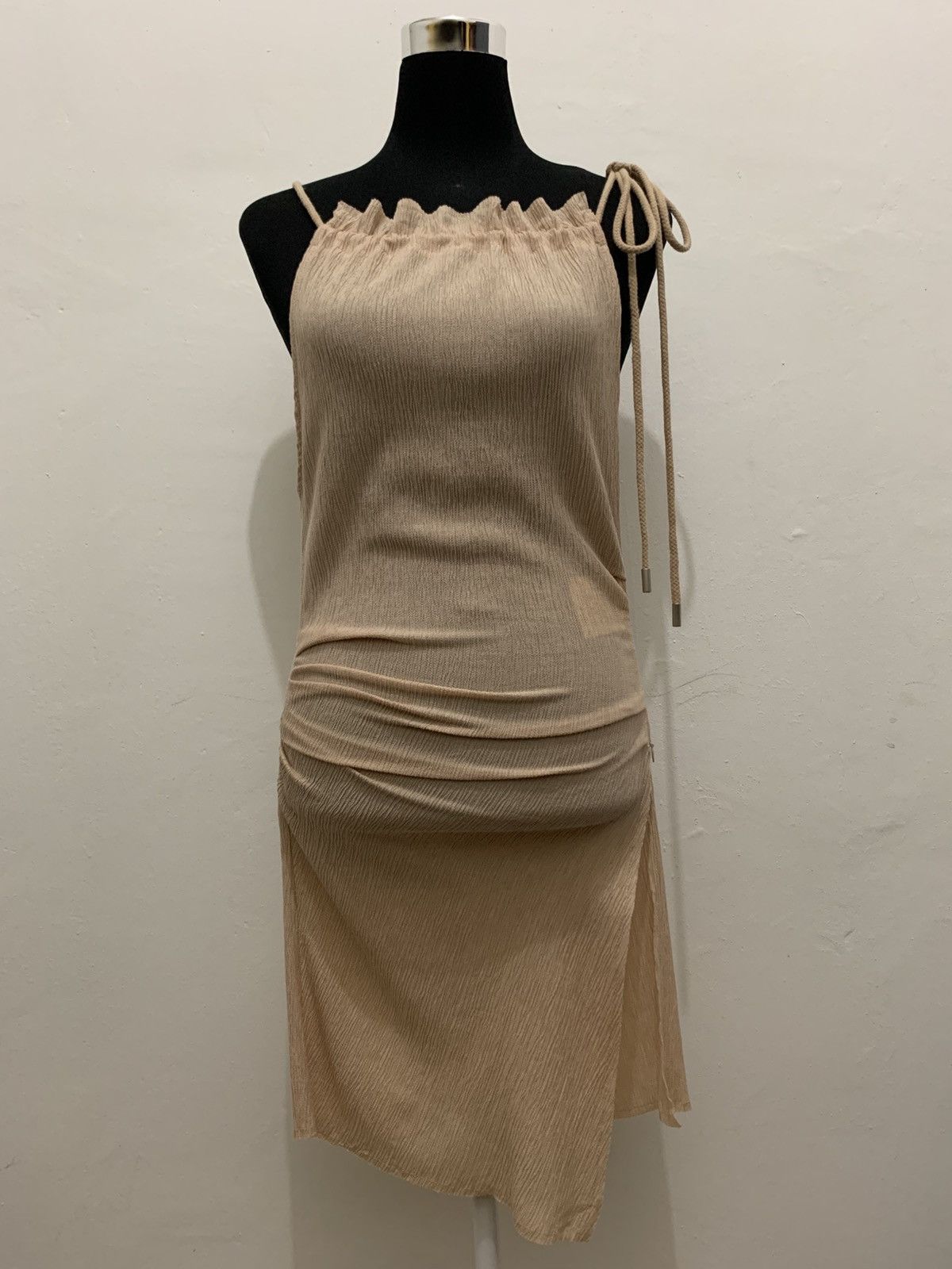 Acne Studios ACNE STUDIOS Pleated Mini Dress Size S / US 4 / IT 40 - 1 Thumbnail
