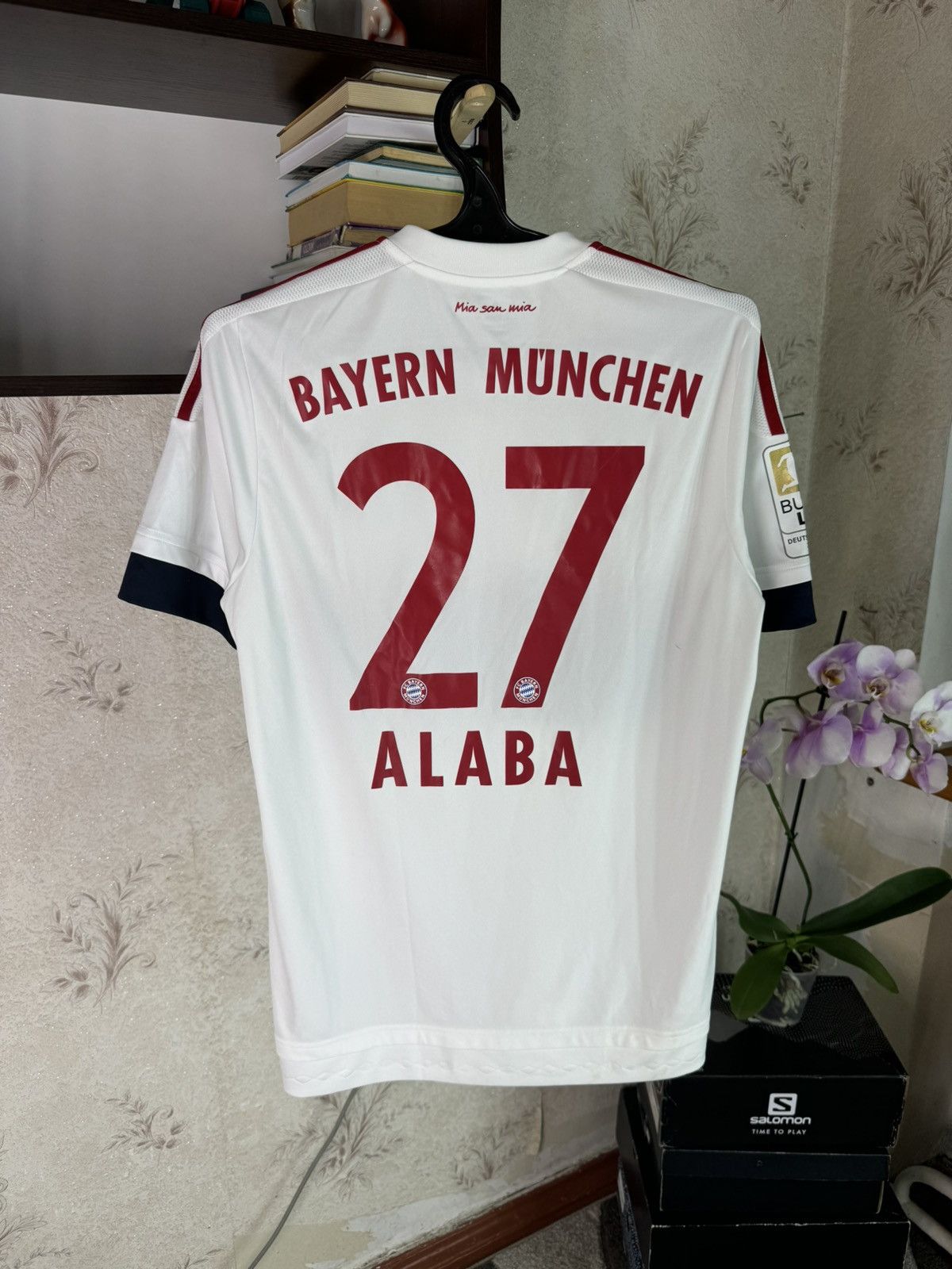 Adidas Adidas Bayern Munich Jersey 2014-2015 Away Alaba #27 White Size US M / EU 48-50 / 2 - 11 Thumbnail