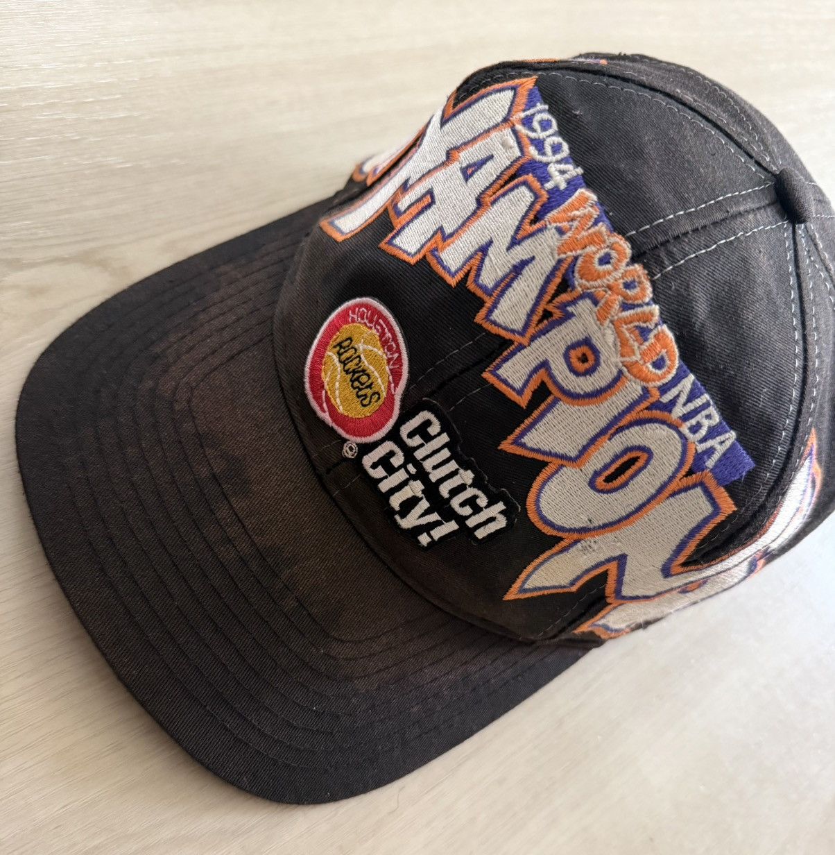 Vintage Vintage Logo 7 1994 Houston Rockets Championship SnapBack ** Size ONE SIZE - 2 Thumbnail