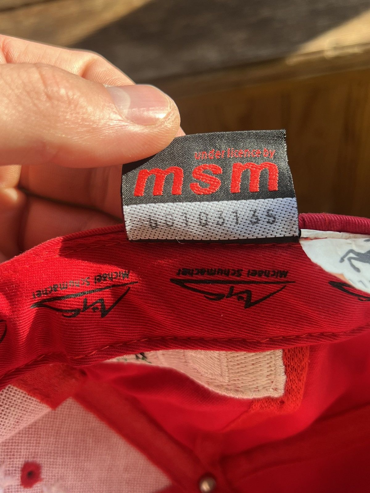 Ferrari Vintage Hat Michael Schumacher Formula 1 Ferrari racing cap Size ONE SIZE - 19 Thumbnail