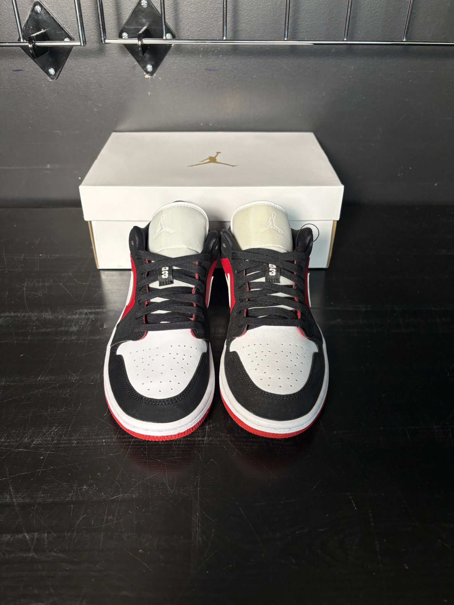 Jordan Brand Air Jordan 1 Low "Gym Red" (WMNS) - Size 10 Size US 10 / IT 40 - 4 Thumbnail