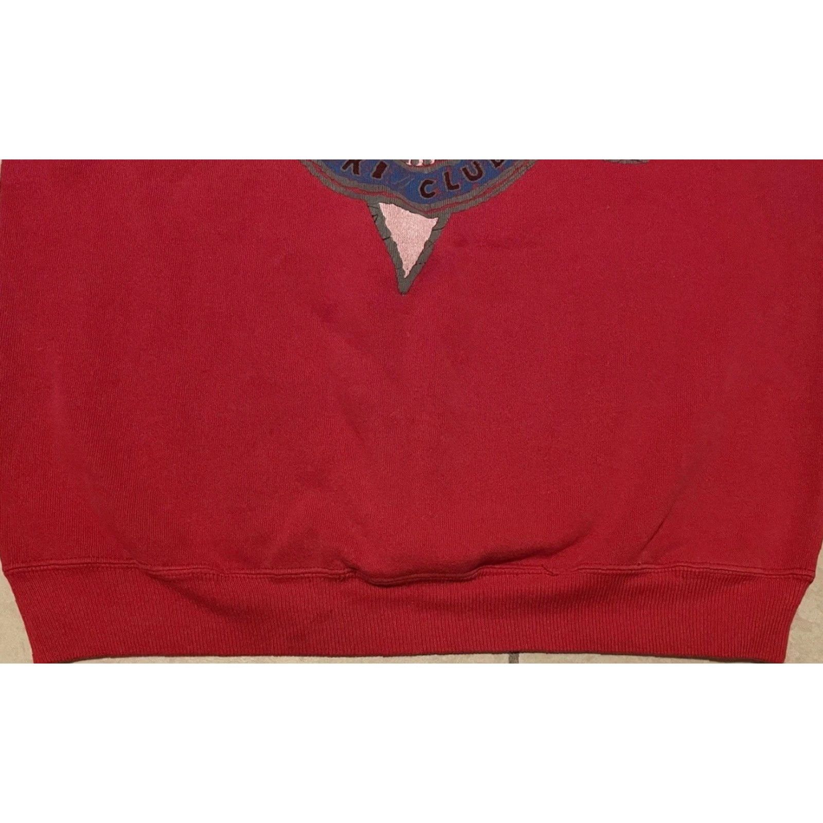 Vintage VINTAGE Washington Ski Club Faded Sweatshirt Hoodie S Red 90s Grunge USA Men Size US S / EU 44-46 / 1 - 3 Thumbnail
