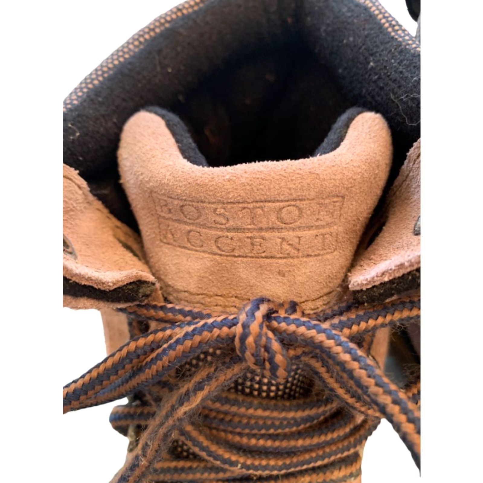 Vintage VINTAGE Boston Accent Sleek Women’s Lace Up Winter Boots Tan Suede Navy Blue 9M Blue Suede Winter Boots Women’s Shoes Duck Boots Size US 9 / IT 39 - 7 Thumbnail