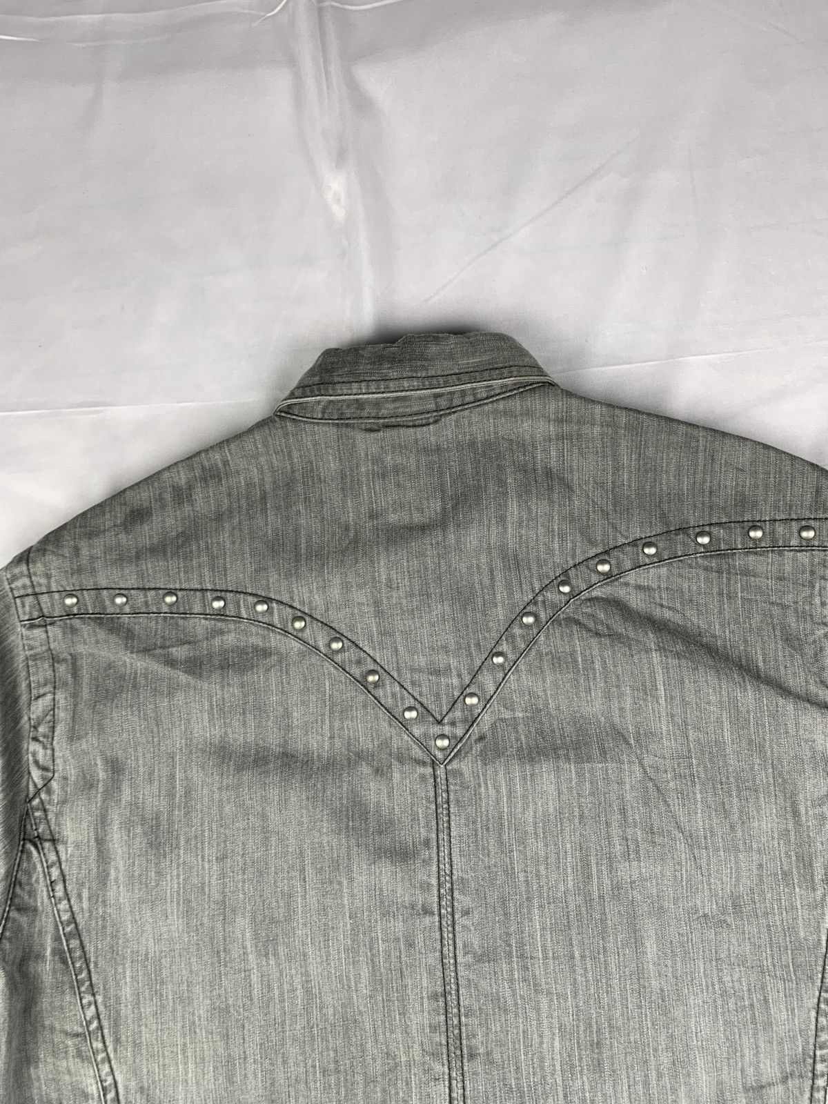Nicole Club 2000s Nicole Club For Men Studded Goth Heavy Jeans Shirt Size US M / EU 48-50 / 2 - 4 Thumbnail