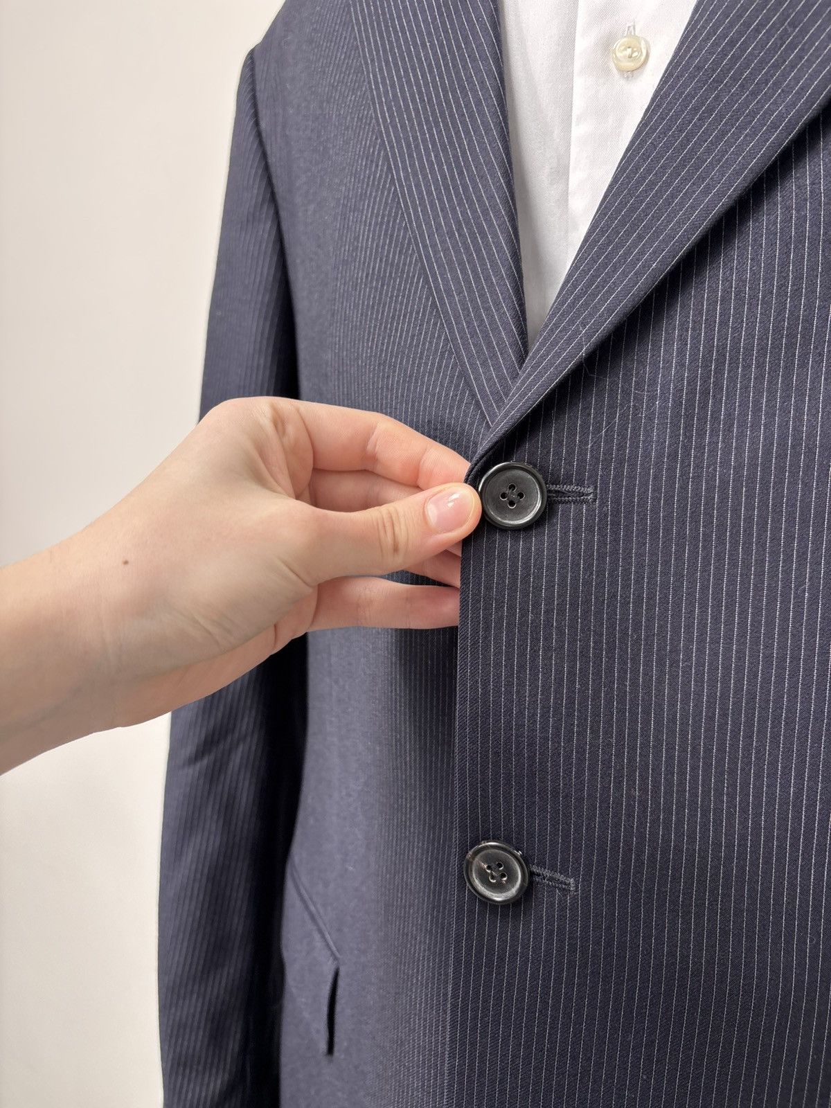 Hugo Boss Hugo Boss Men’s Da Vinci/Lucca Men’s Super 100 Wool Suit Size 46R - 6 Thumbnail