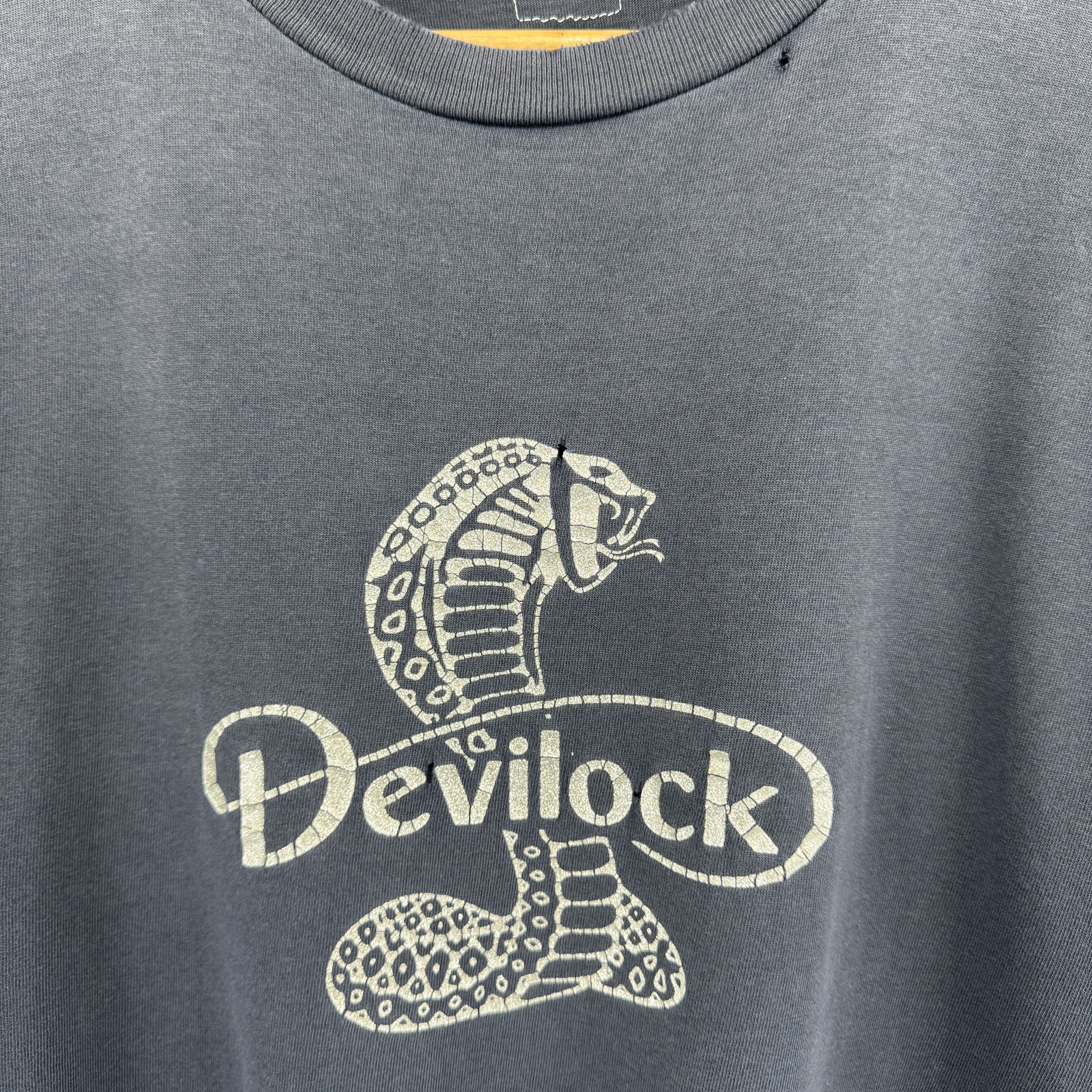 Vintage Devilock Gold Cobra Japanese Brand Sunfaded Tshirt Size US L / EU 52-54 / 3 - 5 Thumbnail