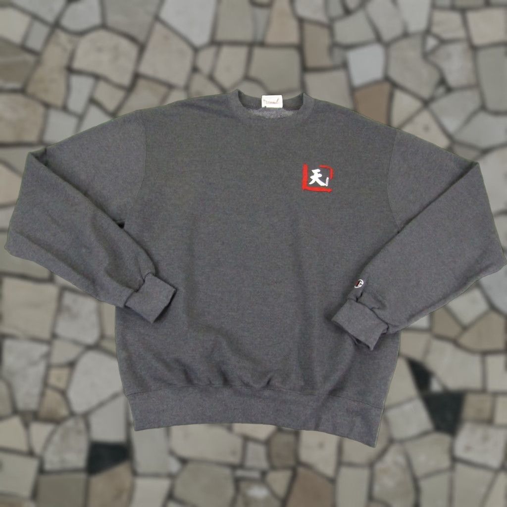 Champion Champion Sweatshirt Mens Medium Gray Crew Neck Pullover Sweater Graphic Print Size US M / EU 48-50 / 2 - 1 Thumbnail