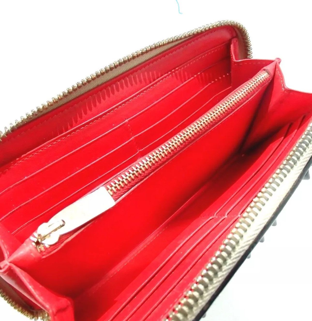 Christian Louboutin Christian Louboutin Panettone leather wallet Black Size ONE SIZE - 13 Thumbnail
