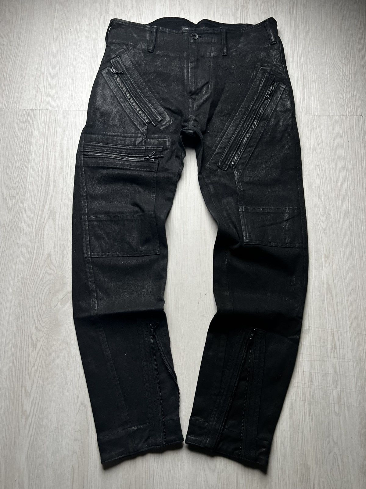 Julius Julius S/S11 Chaos Ontological Anarchism Knit Denim Waxed