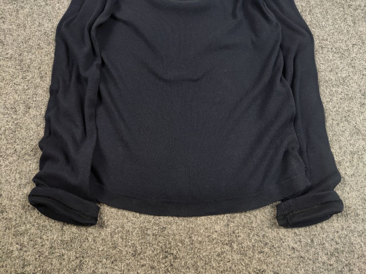Dolce & Gabbana Dolce & Gabbana Vintage 90's dark blue ribbed long sleeve Size US S / EU 44-46 / 1 - 9 Thumbnail