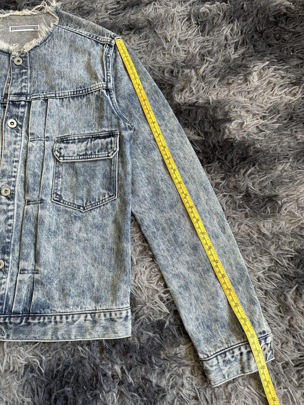 Japanese Brand 15FW - Archive AG by Experiment denim jacket Size US L / EU 52-54 / 3 - 22 Thumbnail