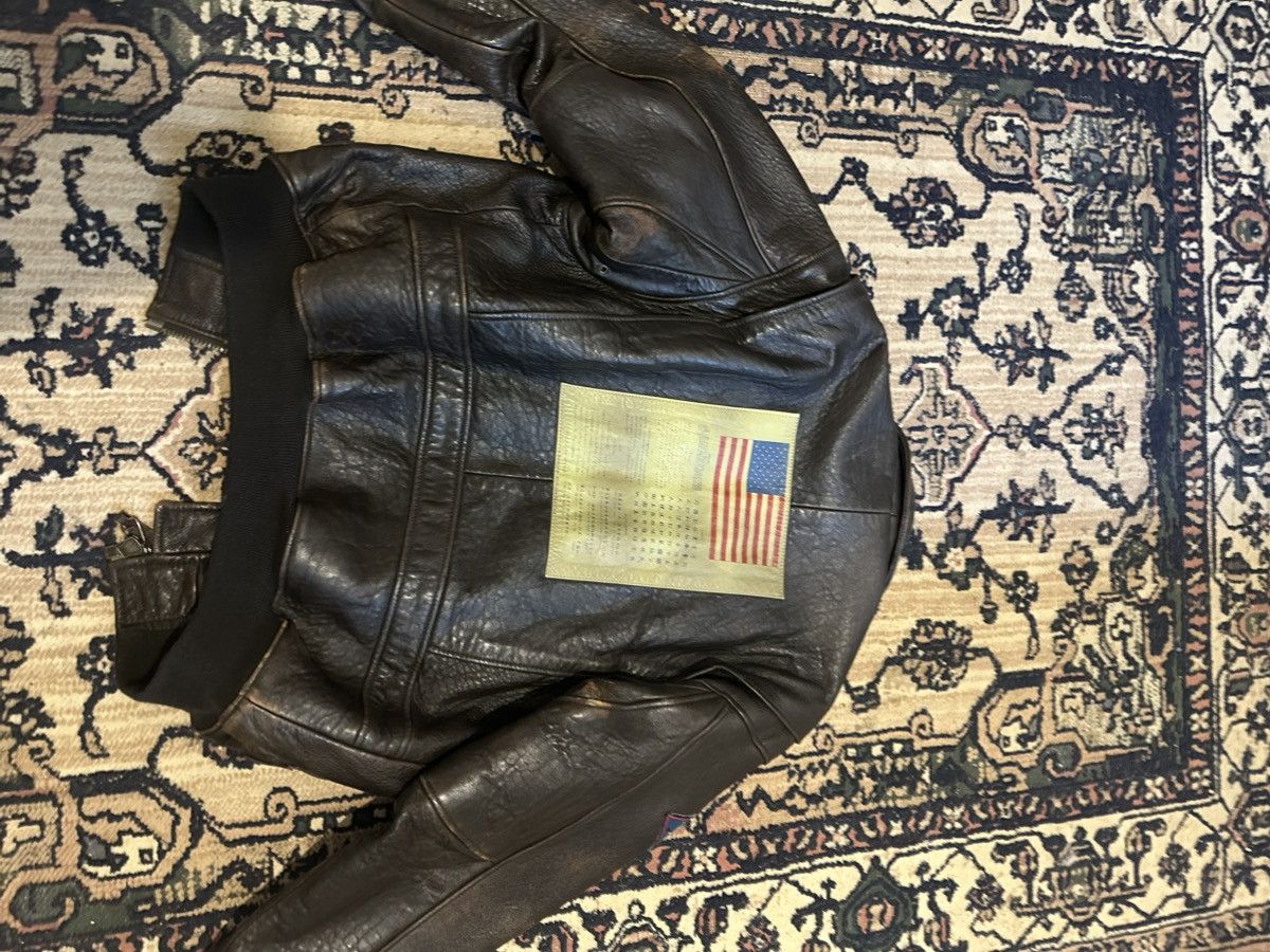 Avirex Avirex U.S navy type G-1 leather jacket Size US M / EU 48-50 / 2 - 2 Thumbnail