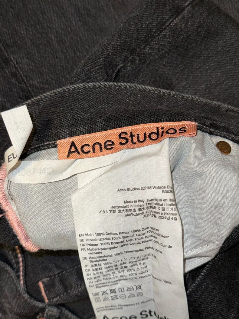 Acne Studios acne studios Washed black jeans 2503-Nextarrow Size US 31 - 3 Thumbnail
