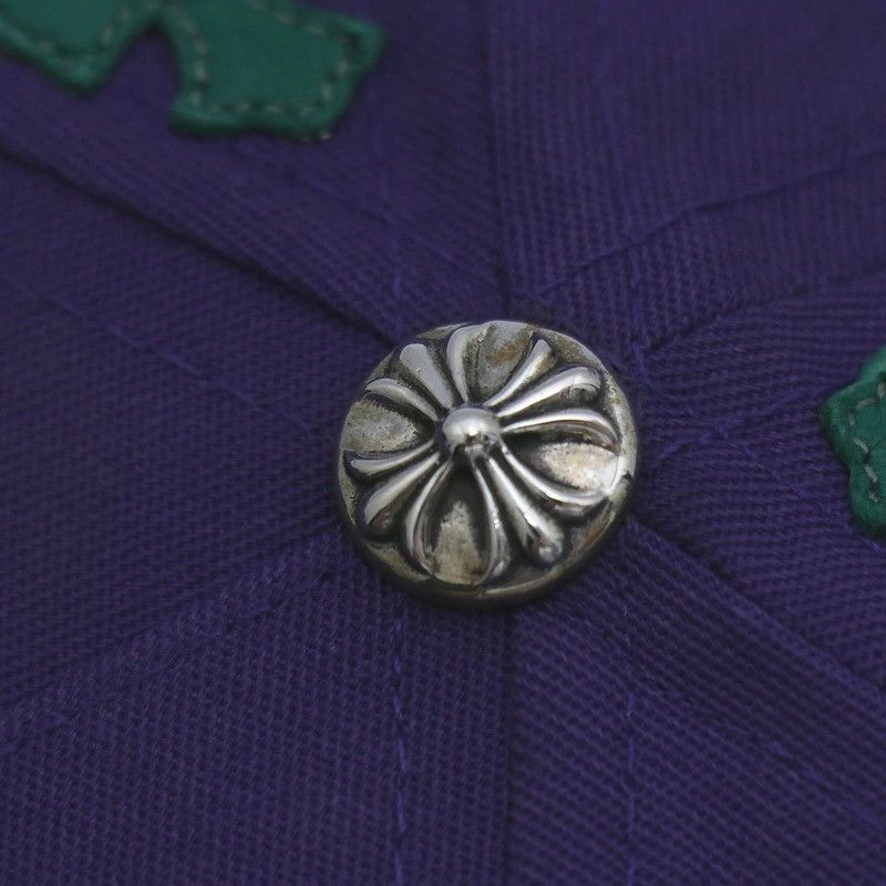 Chrome Hearts CHROME HEARTS Mini Cemetery Cross Patch Hat Purple / Green Size ONE SIZE - 5 Thumbnail