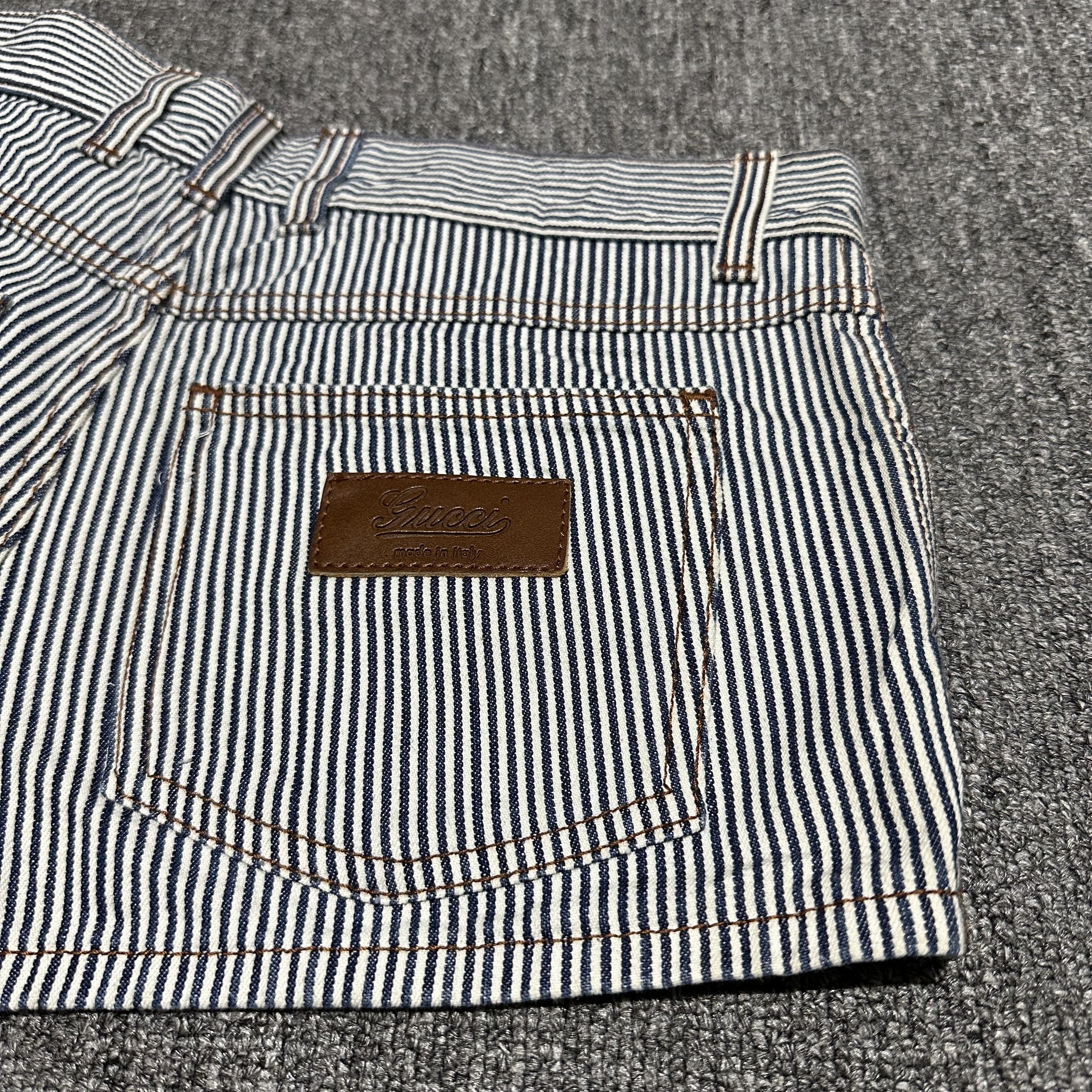 Gucci Gucci Striped Shorts Pants Size 30" / US 8 / IT 44 - 2 Thumbnail