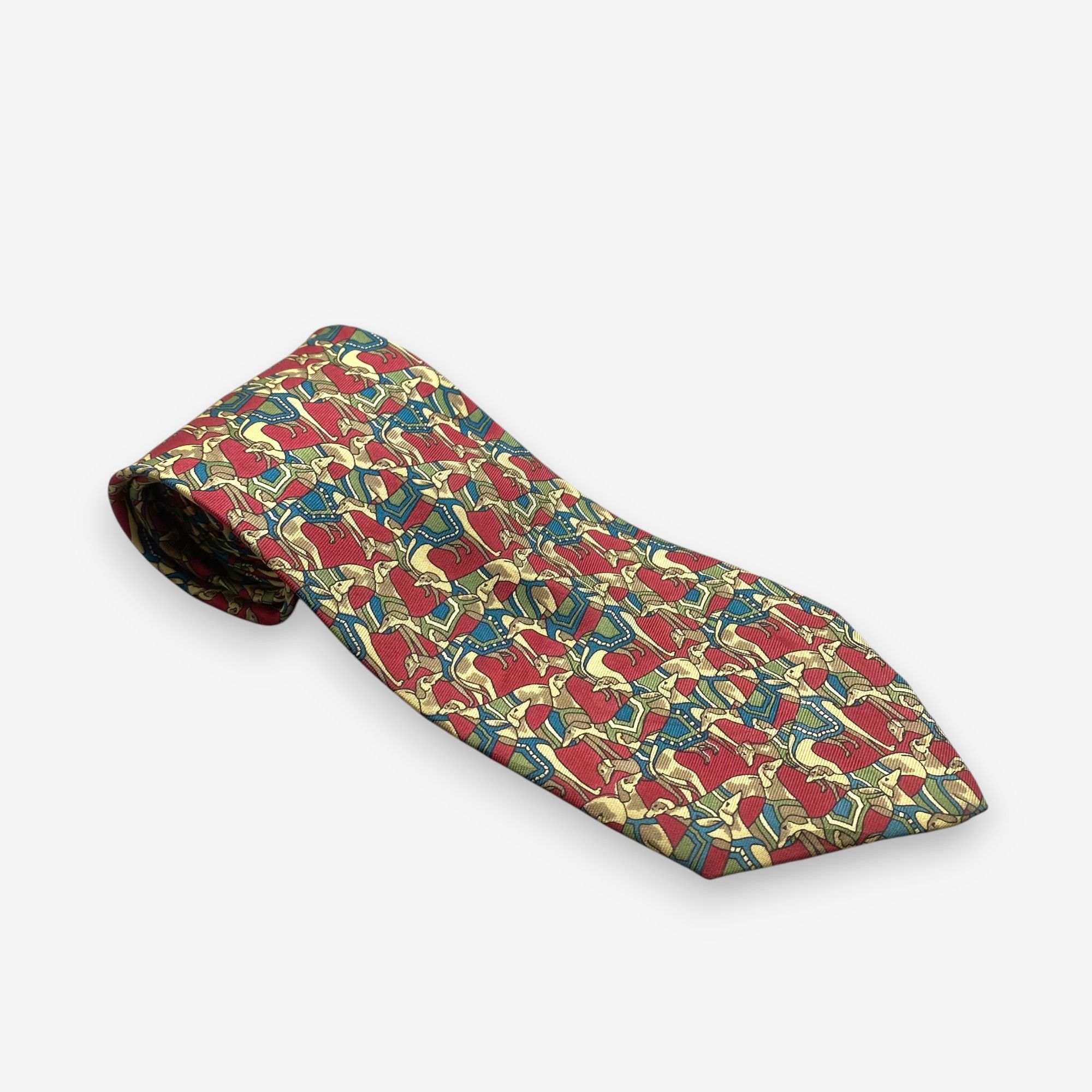 Japanese Brand Vintage Paco Rabanne SILK Necktie Cravate Pure Silk Neck Tie Size ONE SIZE - 1 Thumbnail