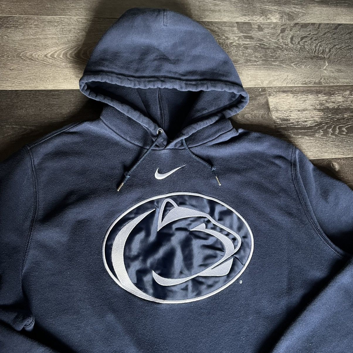 Nike Vintage Y2K Nike Penn State Lions Center Swoosh Logo Hoodie Size US XXL / EU 58 / 5 - 2 Thumbnail