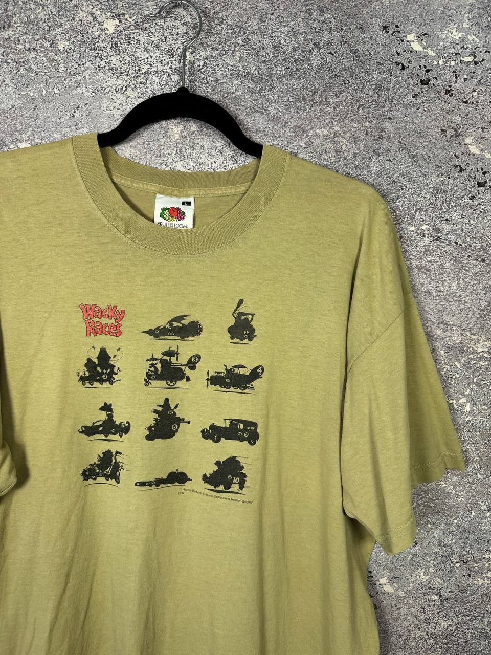 Cartoon Network × Fruit Of The Loom Wacky Races Hanna Barbera Vintage 2002 T-Shirt Large Size US L / EU 52-54 / 3 - 2 Thumbnail