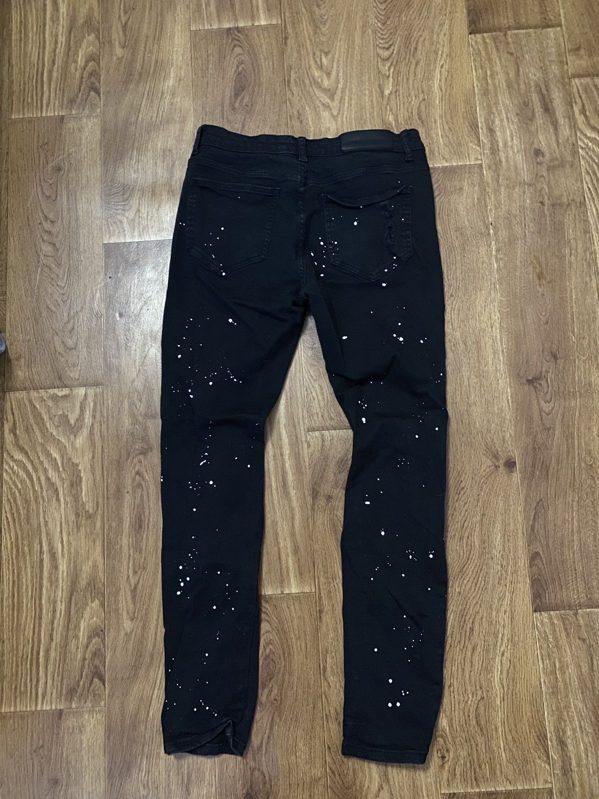 Maniere De Vior Painted Jeans Like Amiri Or Gallery Dept. Size US 34 / EU 50 - 3 Thumbnail