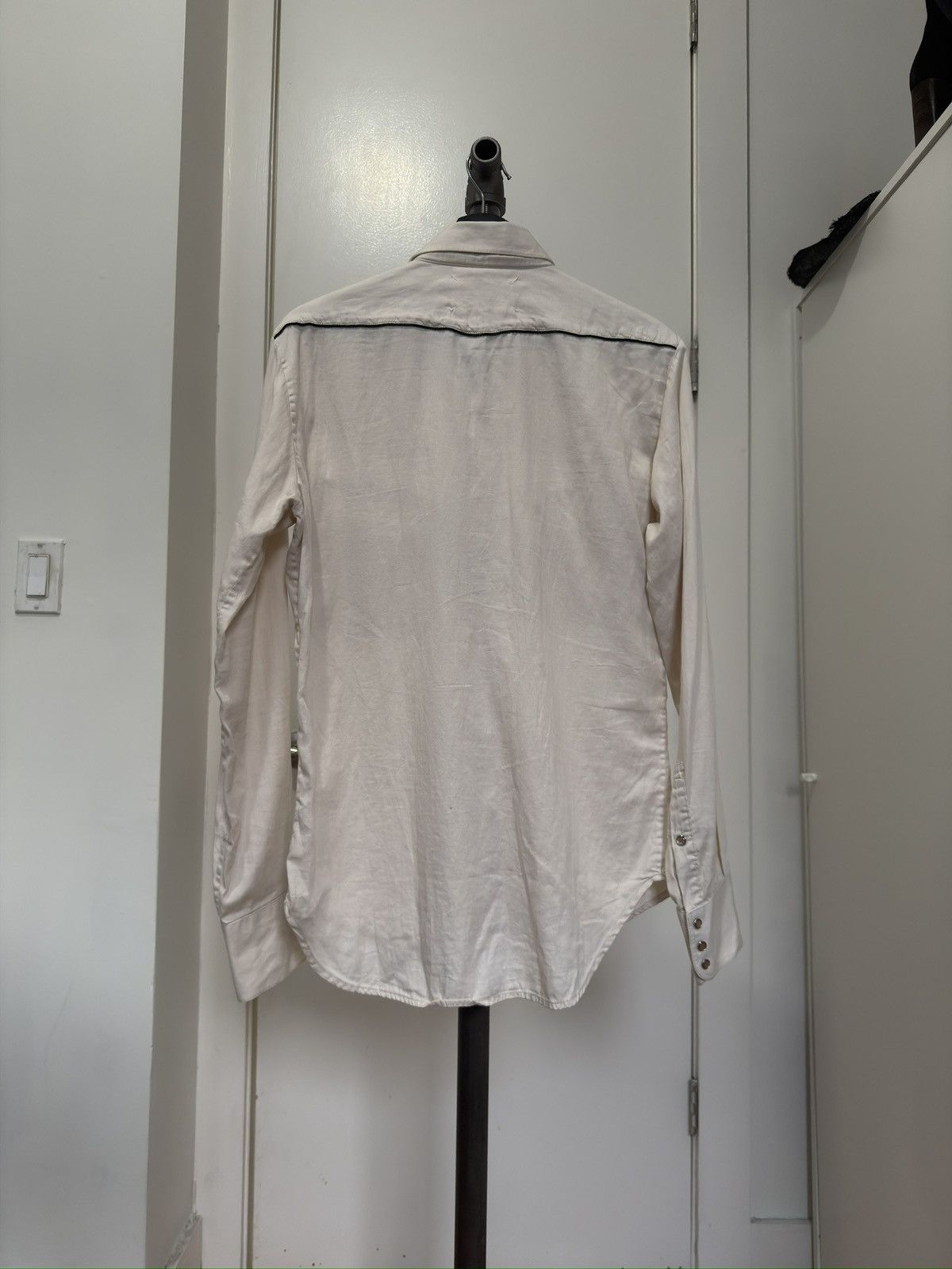 Maison Margiela SS05 Ivory Piped-Seam Western Shirt Size US M / EU 48-50 / 2 - 2 Thumbnail