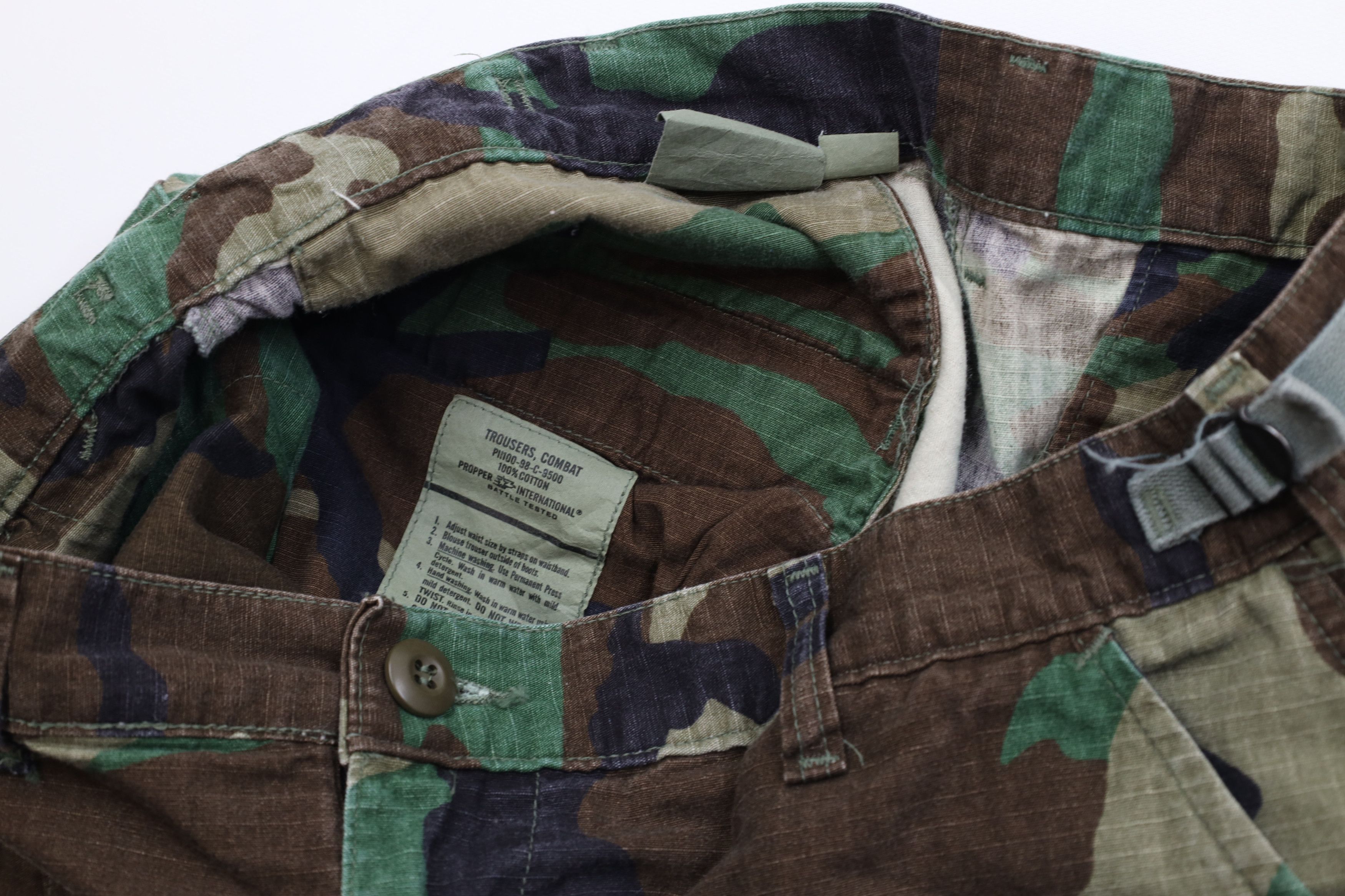 Vintage Vintage 90s Streetwear Military Cargo Shorts Camouflage Size US 32 / EU 48 - 7 Thumbnail