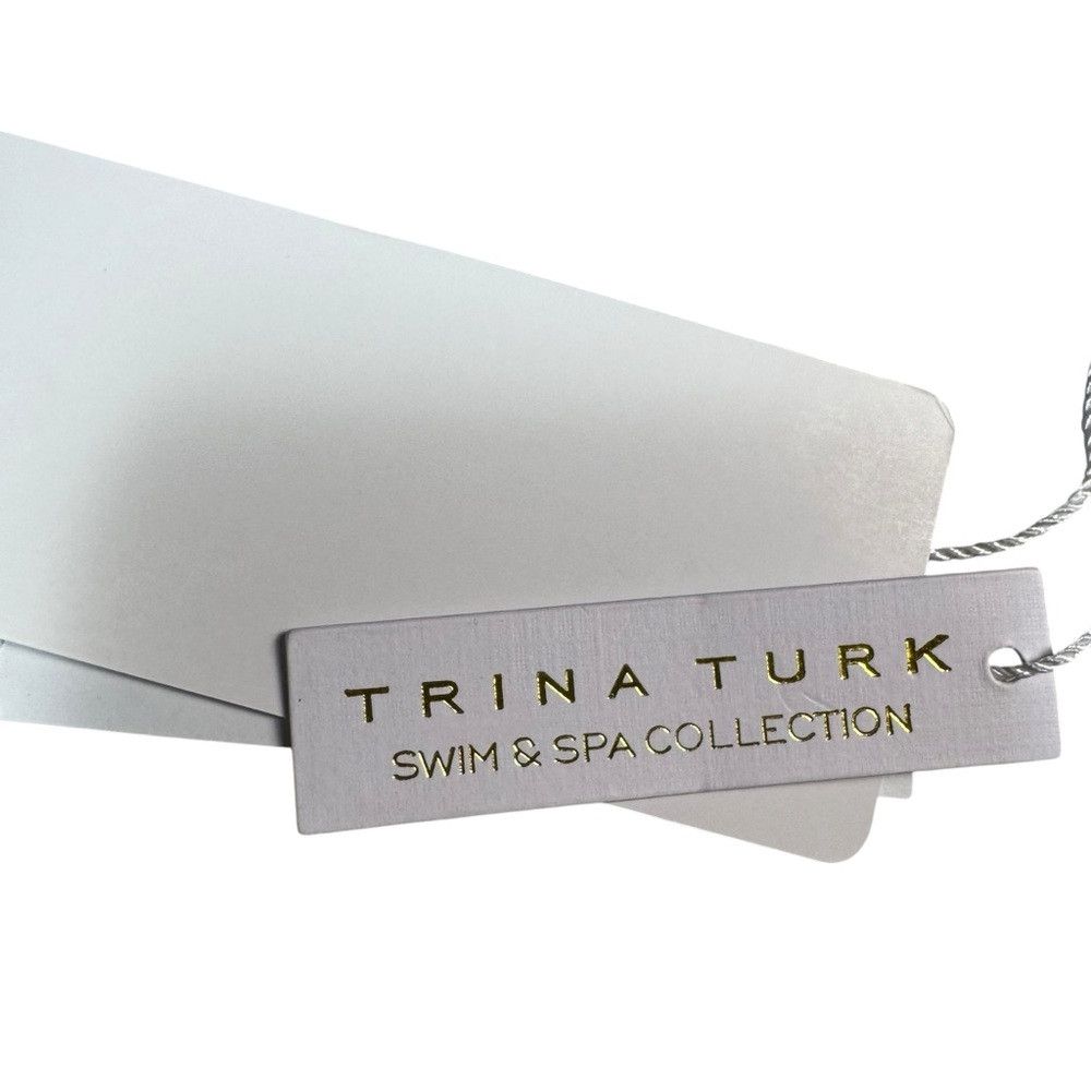 Trina Turk NWT New Trina Turk Ruffle Off Shoulder Swimsuit Top Only In Size M / US 6-8 / IT 42-44 - 5 Thumbnail