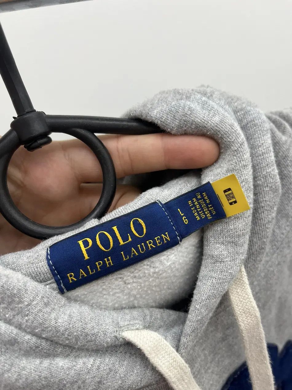 Polo Ralph Lauren Polo Ralph Lauren Logo Patch Fleece Hoodie Size US L / EU 52-54 / 3 - 2 Thumbnail