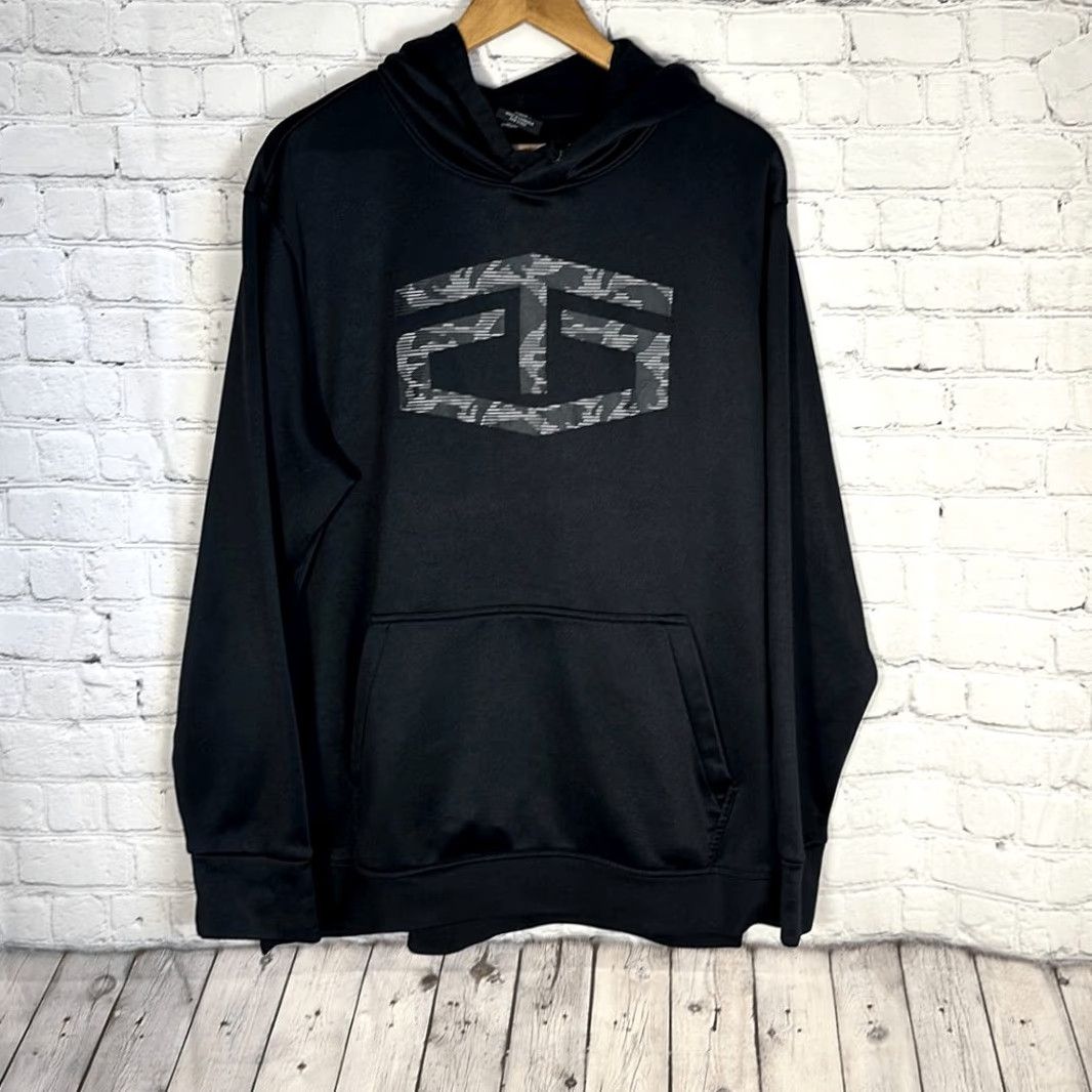 Tapout VINTAGE TapouT Hoodie Black Camo Mens L MMA Kangaroo Pocket Workout Size US L / EU 52-54 / 3 - 6 Thumbnail