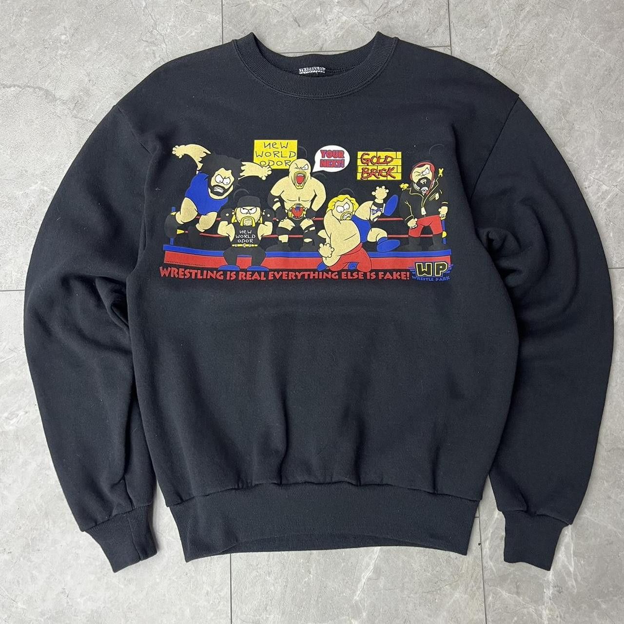 Vintage × WWE Vintage Southpark Wrestle Park Sweater Size US M / EU 48-50 / 2 - 2 Thumbnail