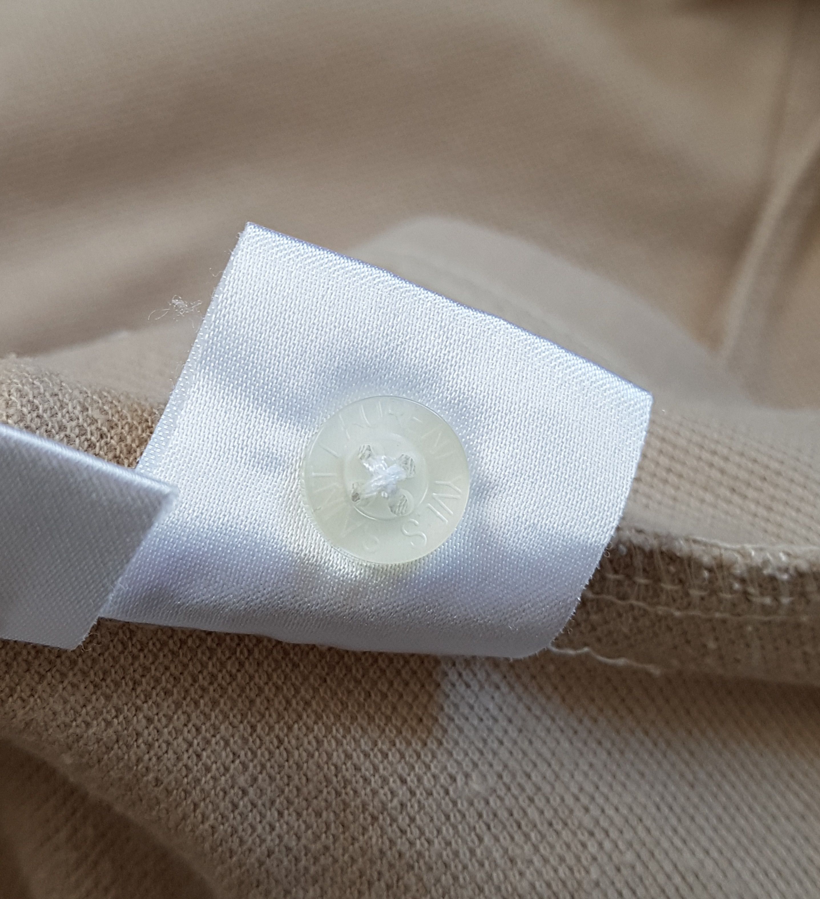Yves Saint Laurent YSL Vintage Yves Saint Laurent Beige Polo Shirt sz XL Size US XL / EU 56 / 4 - 9 Thumbnail