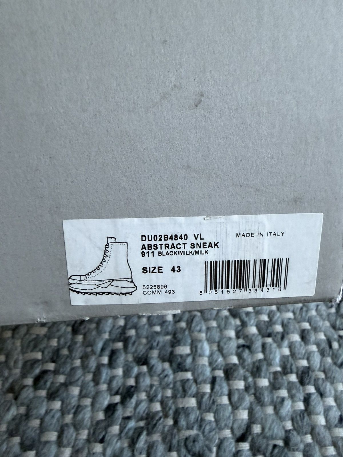 Rick Owens Rick Owens Abstract Ramones Size US 10 / EU 43 - 18 Thumbnail